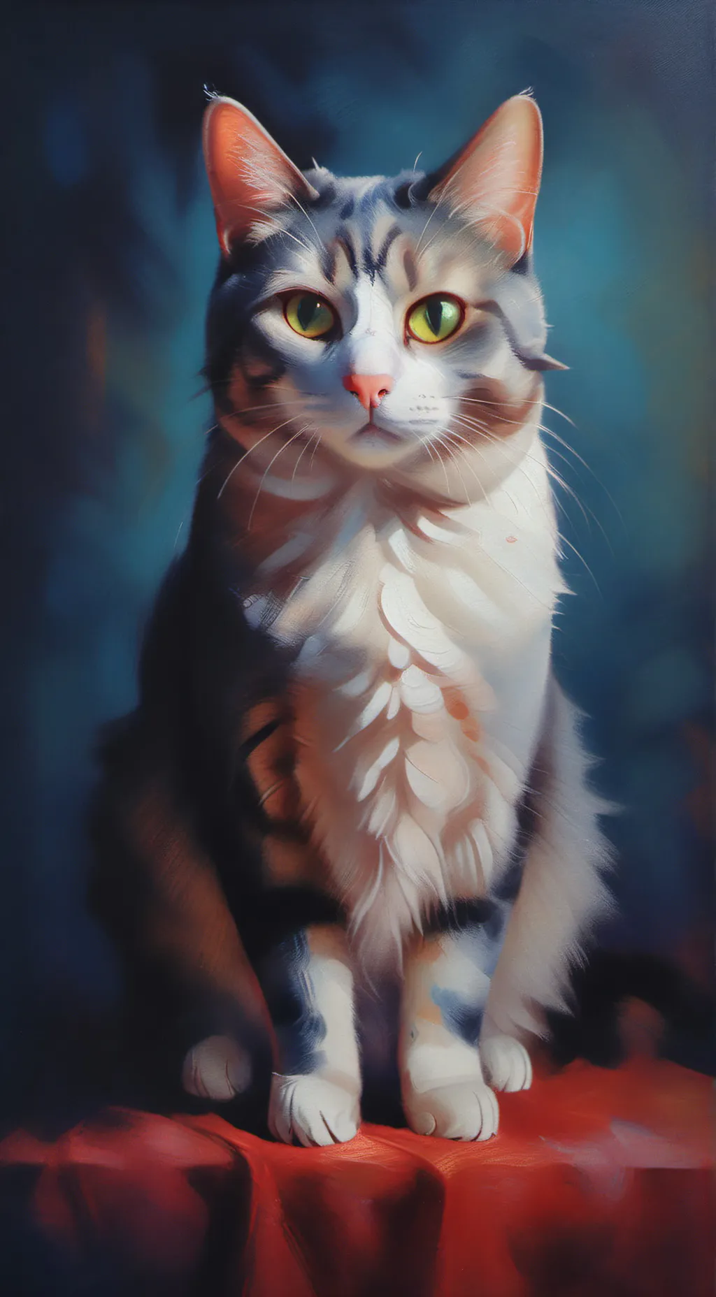 ai character: uwu cat meets ocs background