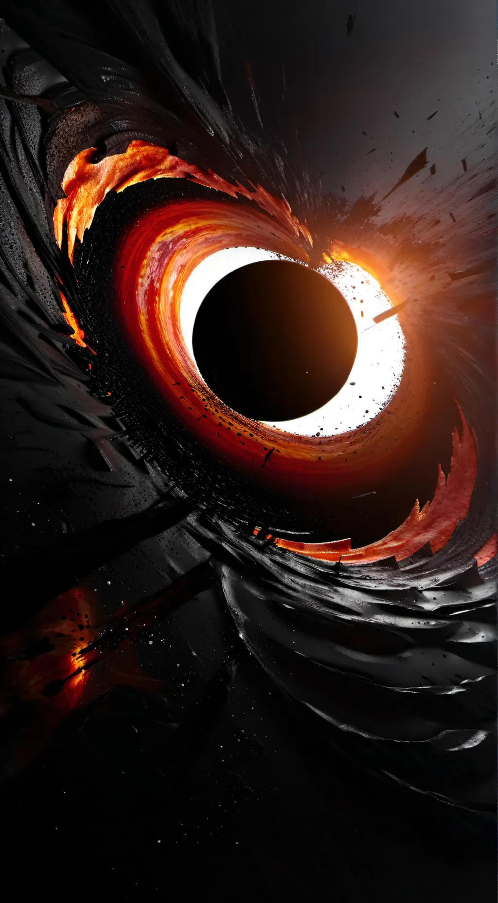 ai character: black hole oh no background