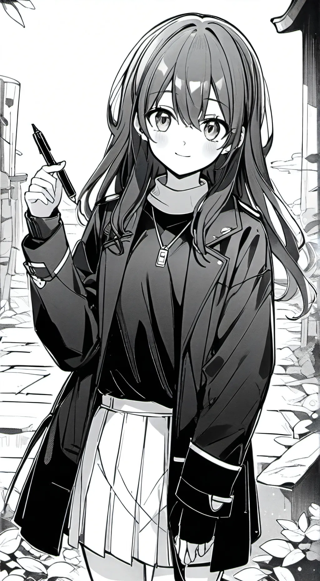 ai character: FPE in Minecraft background