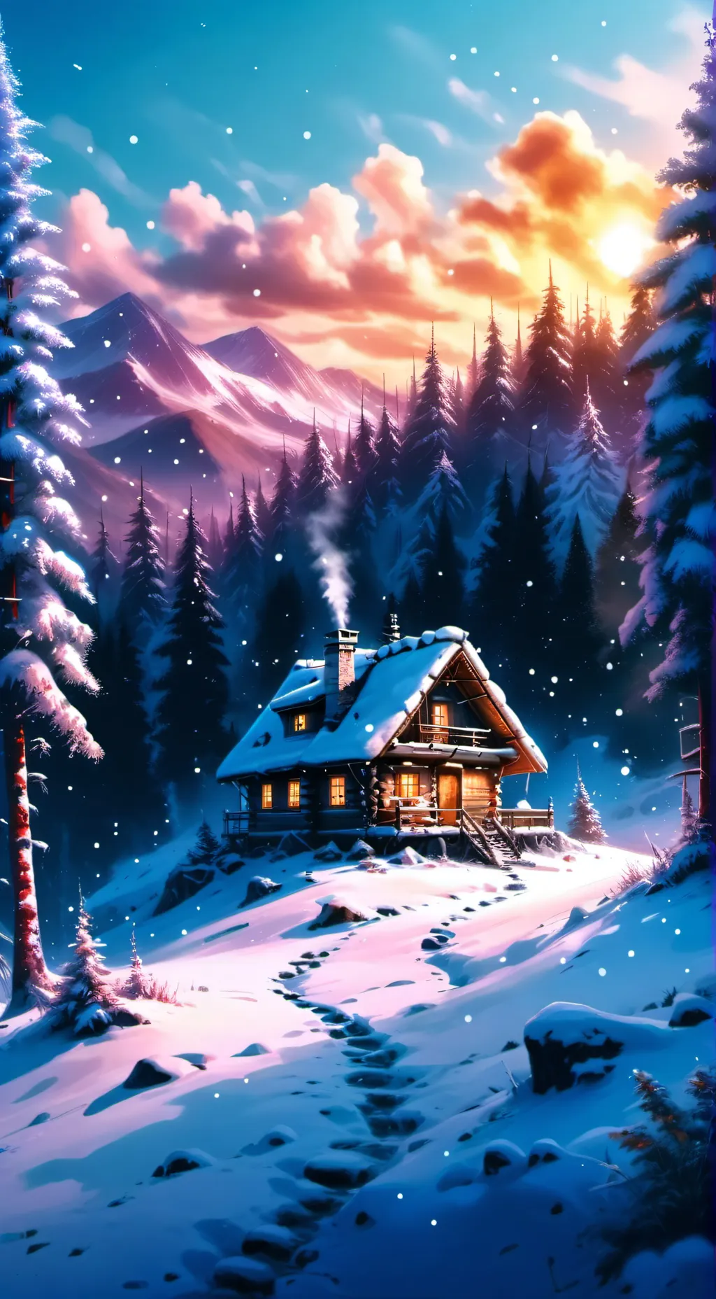 ai character: Christmas MHA background