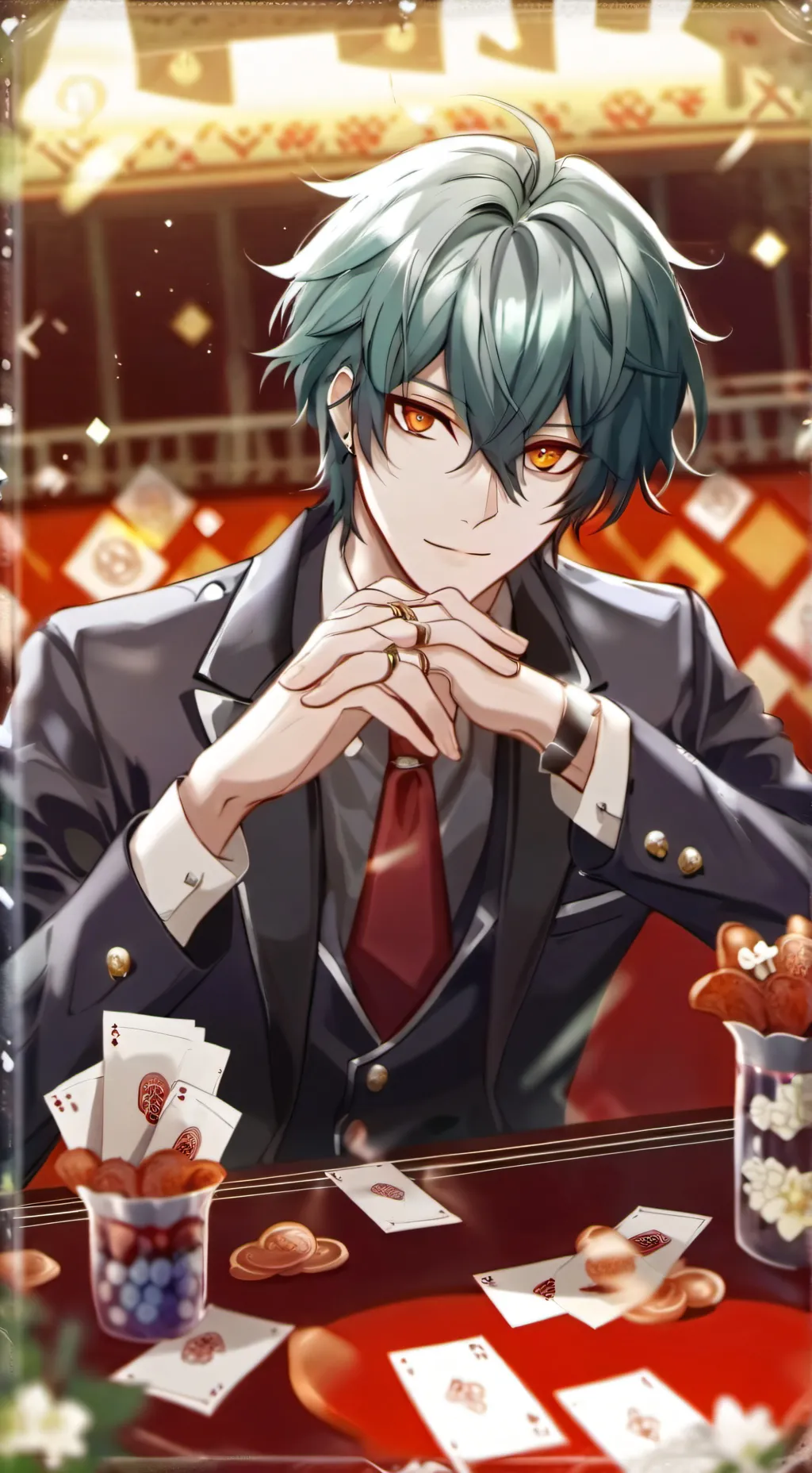 ai character: Leo background