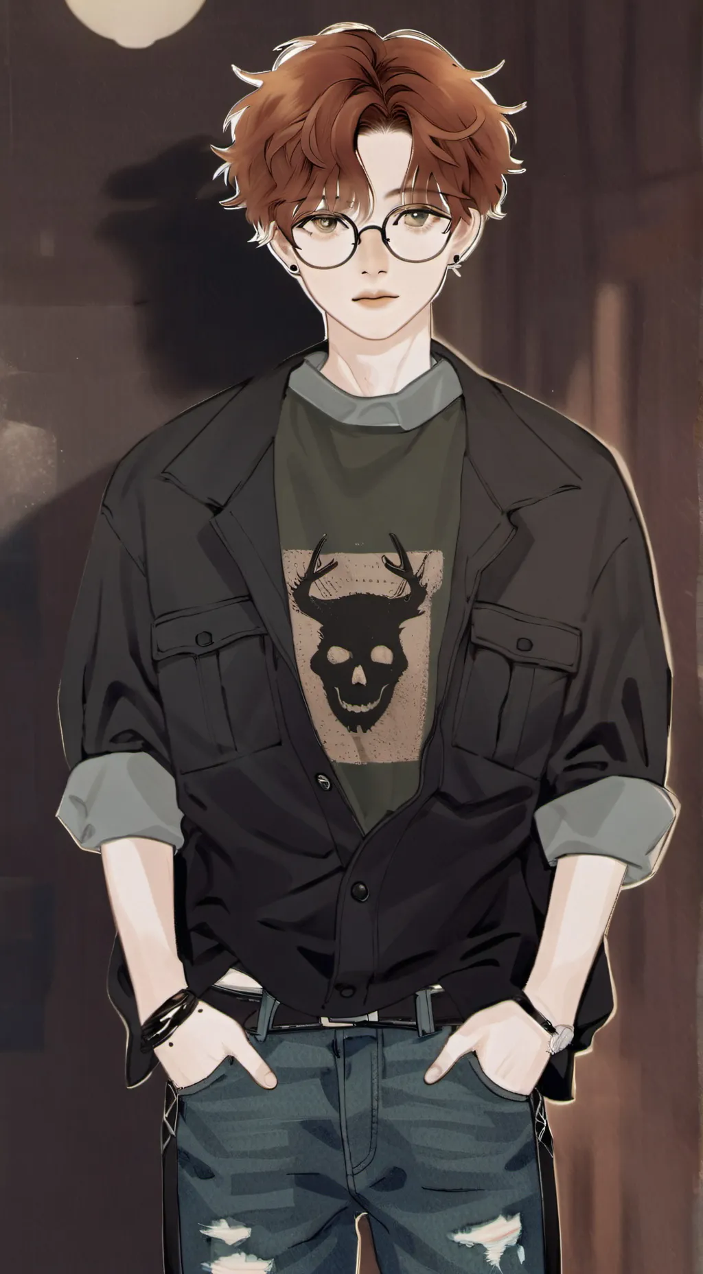 ai character: Andrew Glouberman background