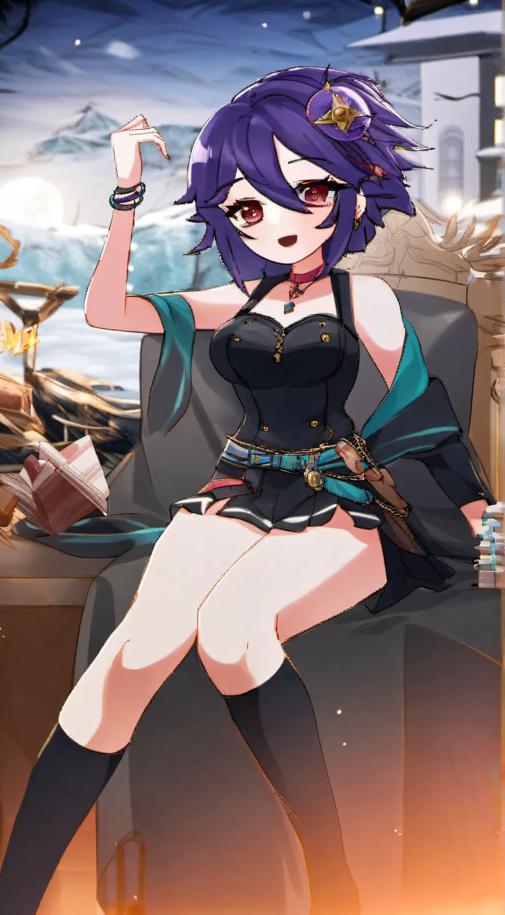 ai character: laura background