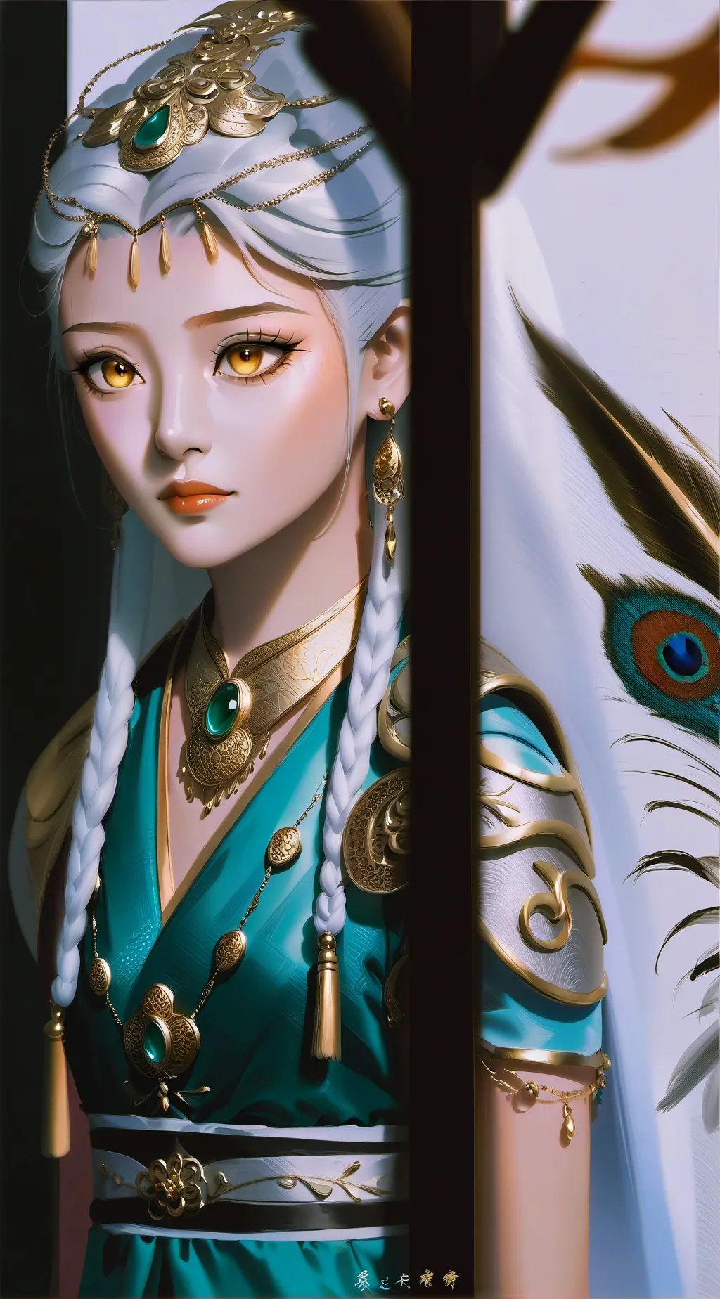 ai character: toga  background