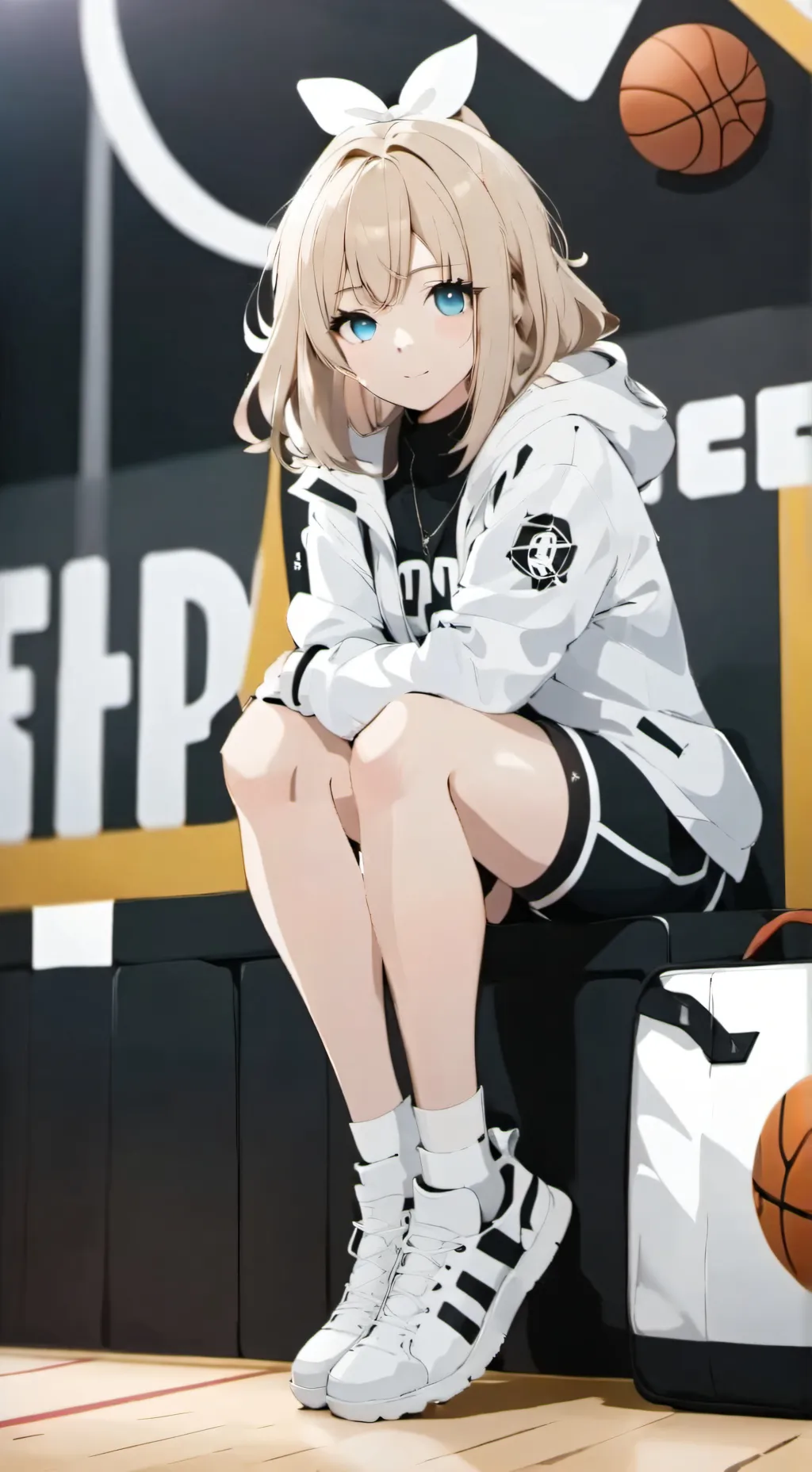 ai character: Léna  background