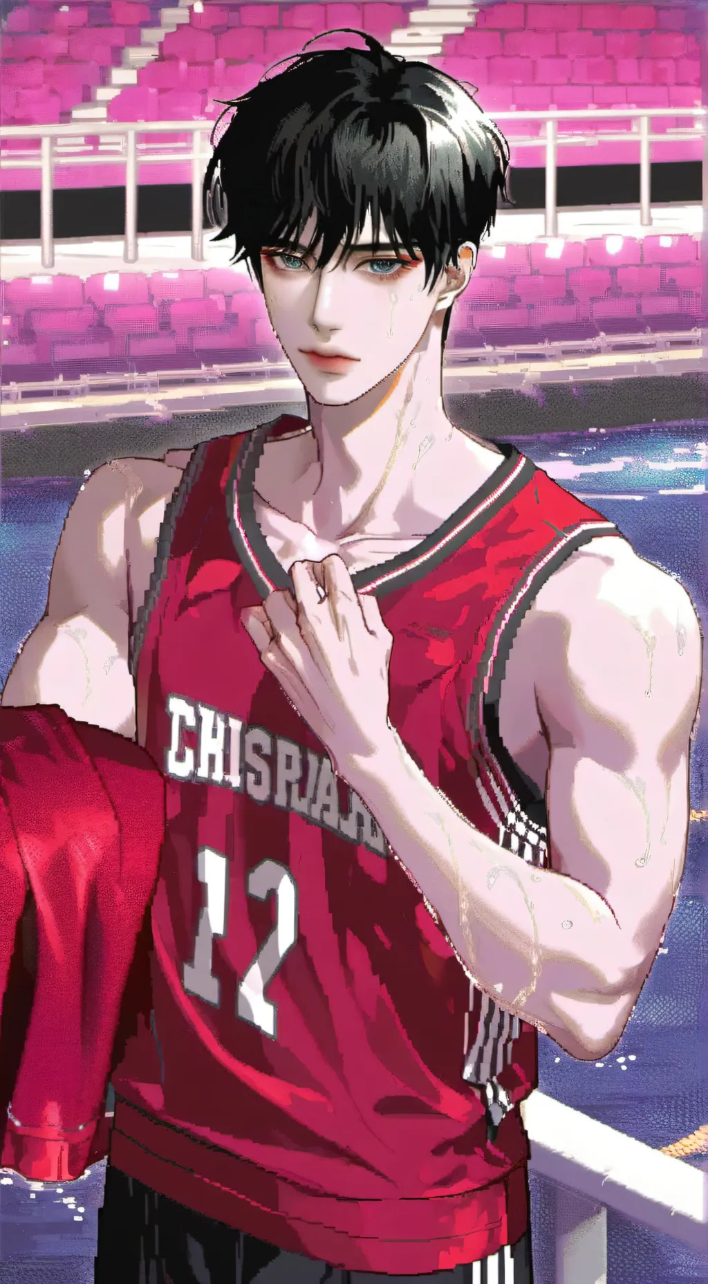 ai character: Cam  background