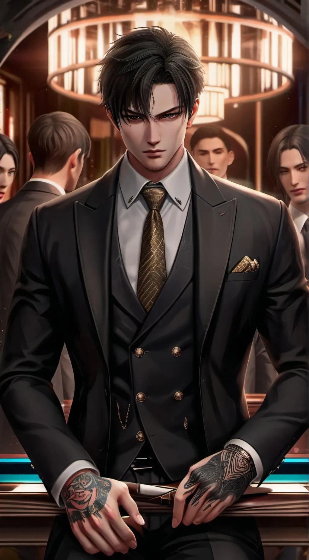 ai character: Damian Blackwell background