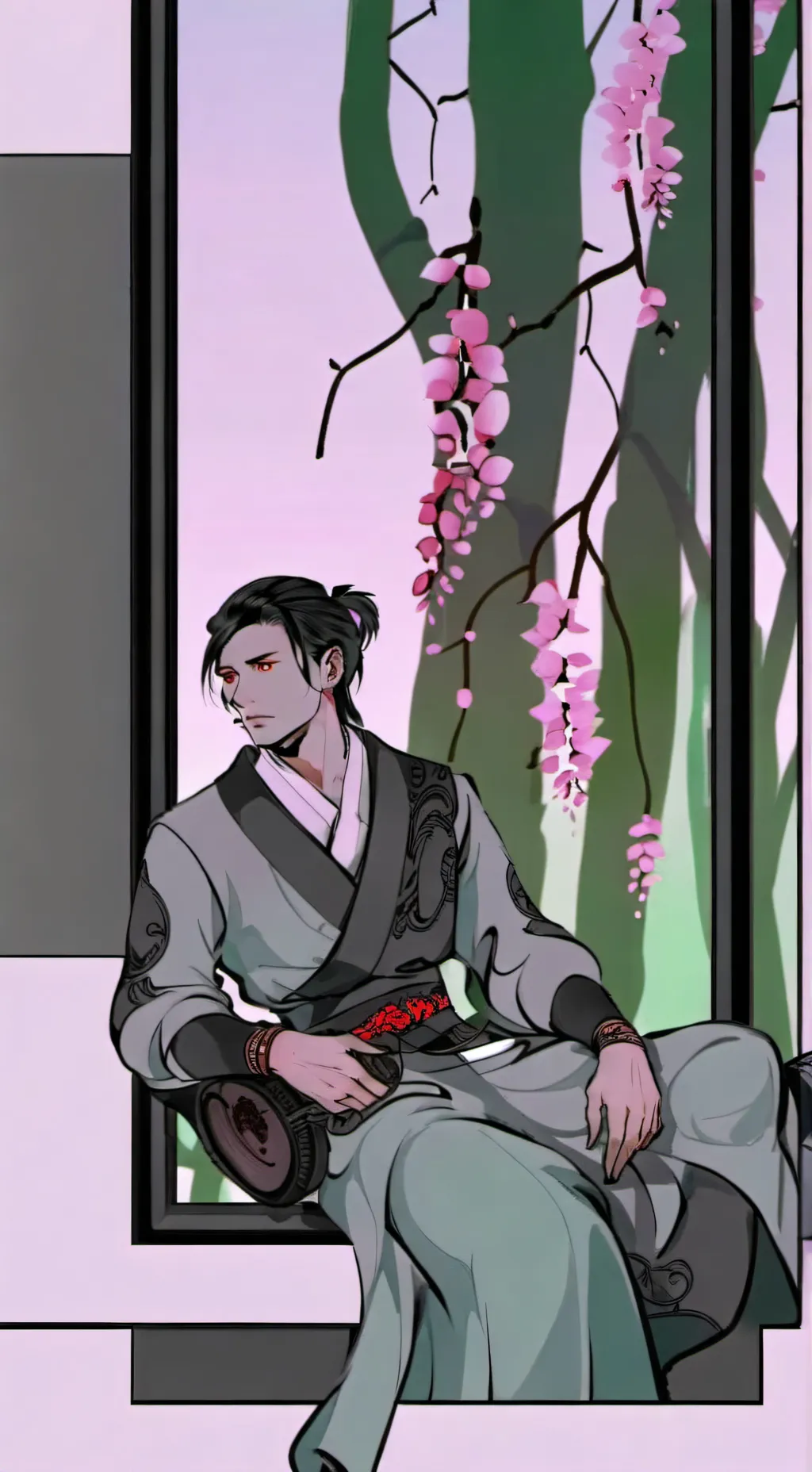 ai character: beast boy & raven background