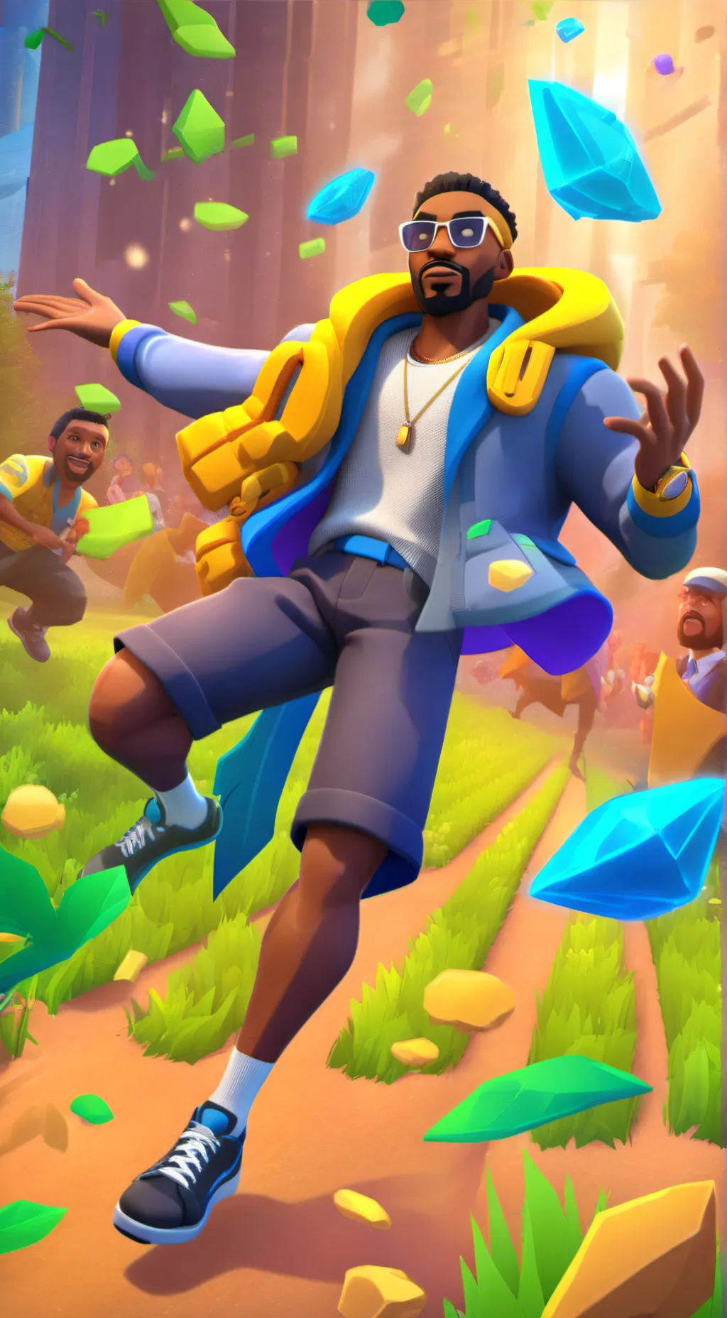 ai character: Rhyming guy background