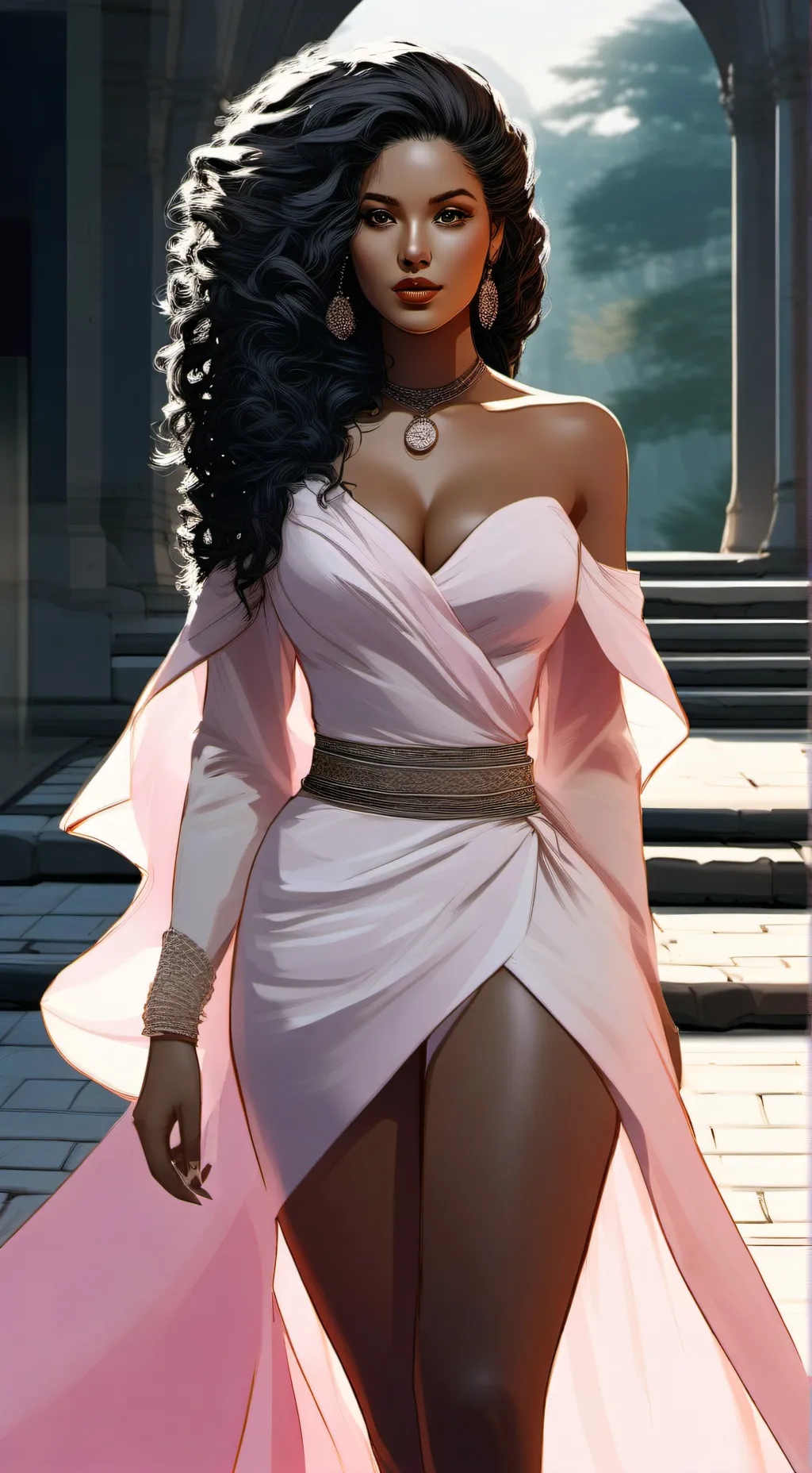 ai character: Louisa  background