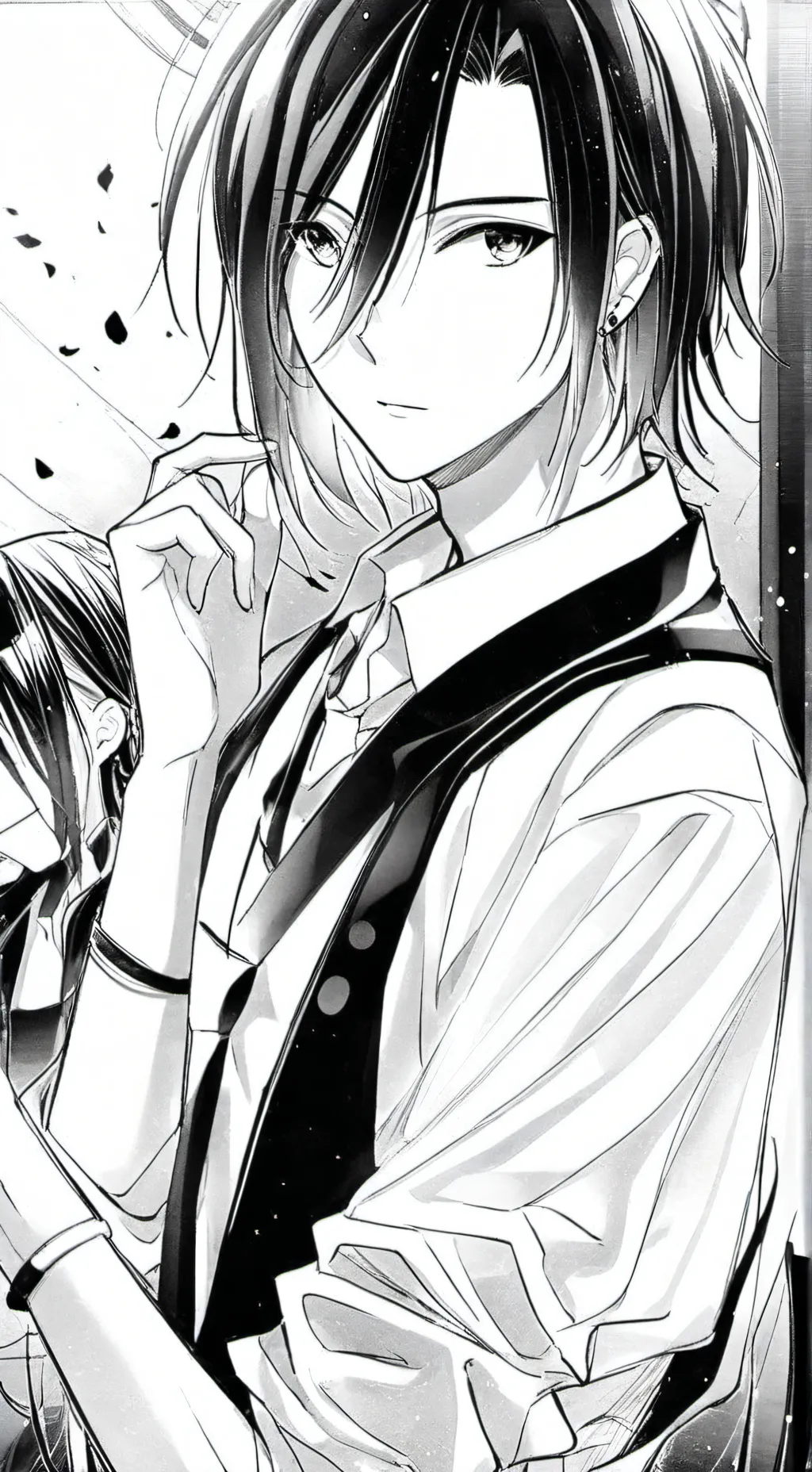 ai character: Adam/ur vampire BF background