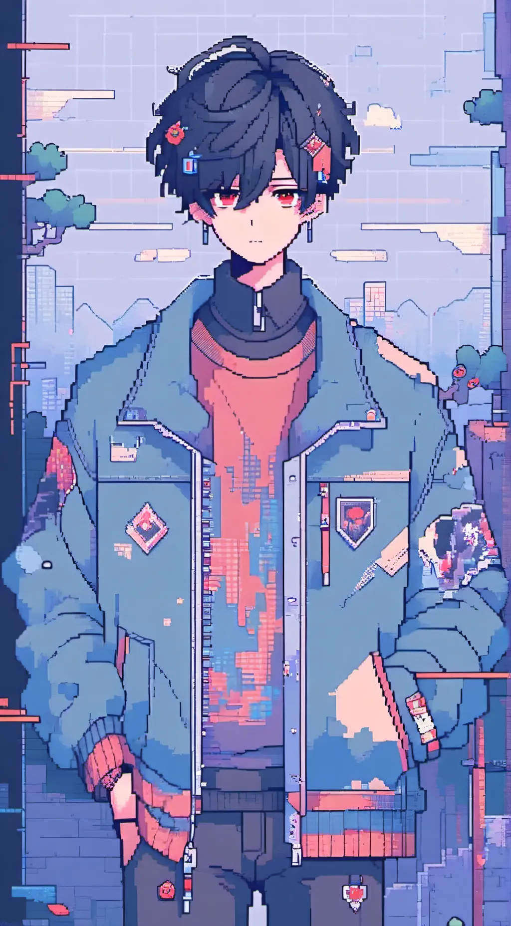 ai character: mha background