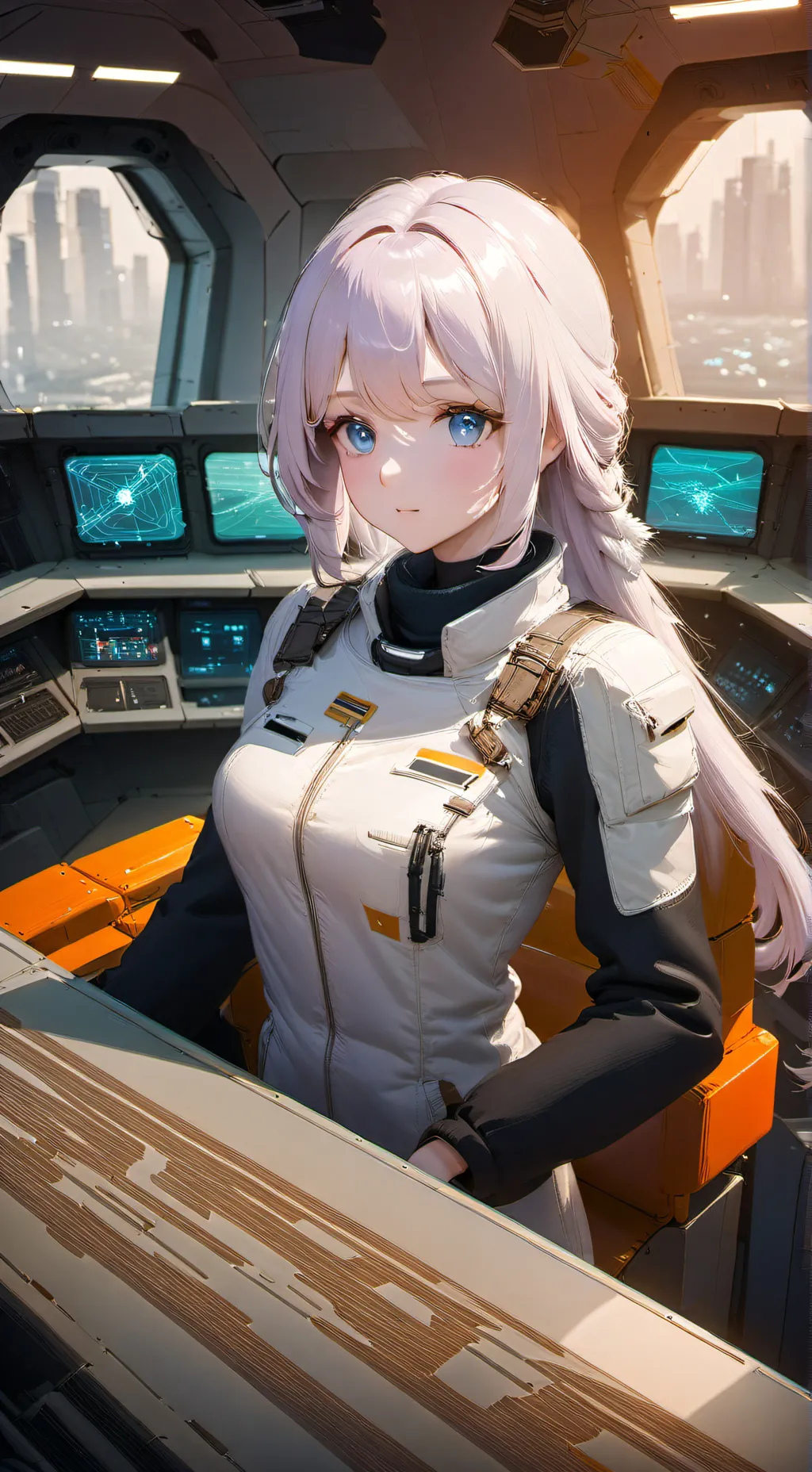 ai character: Commander Thornton background