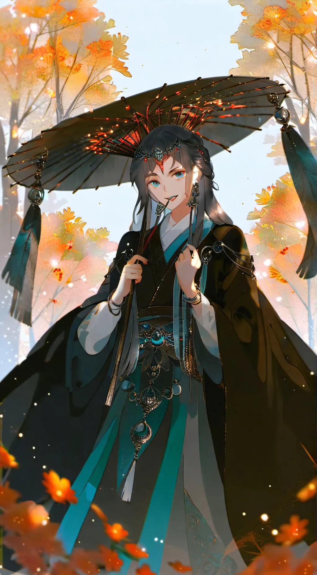 ai character: werty una  background