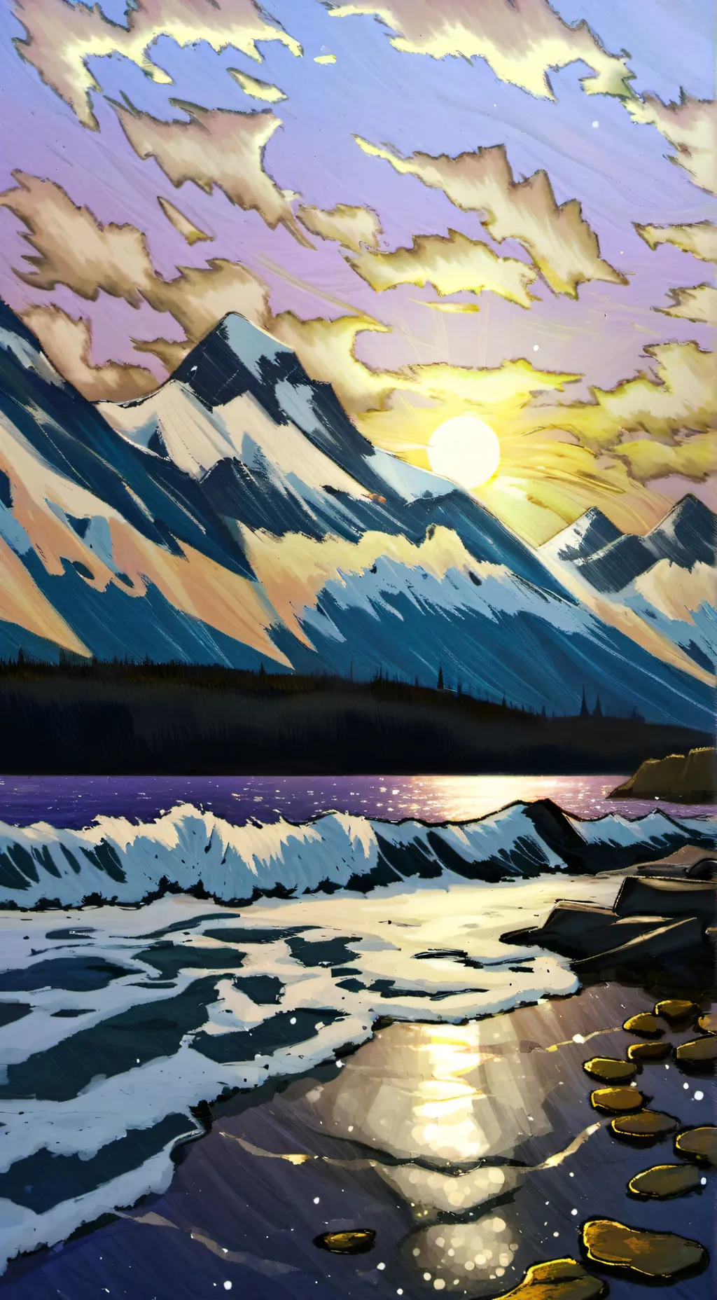 ai character: Dan da Dan  background