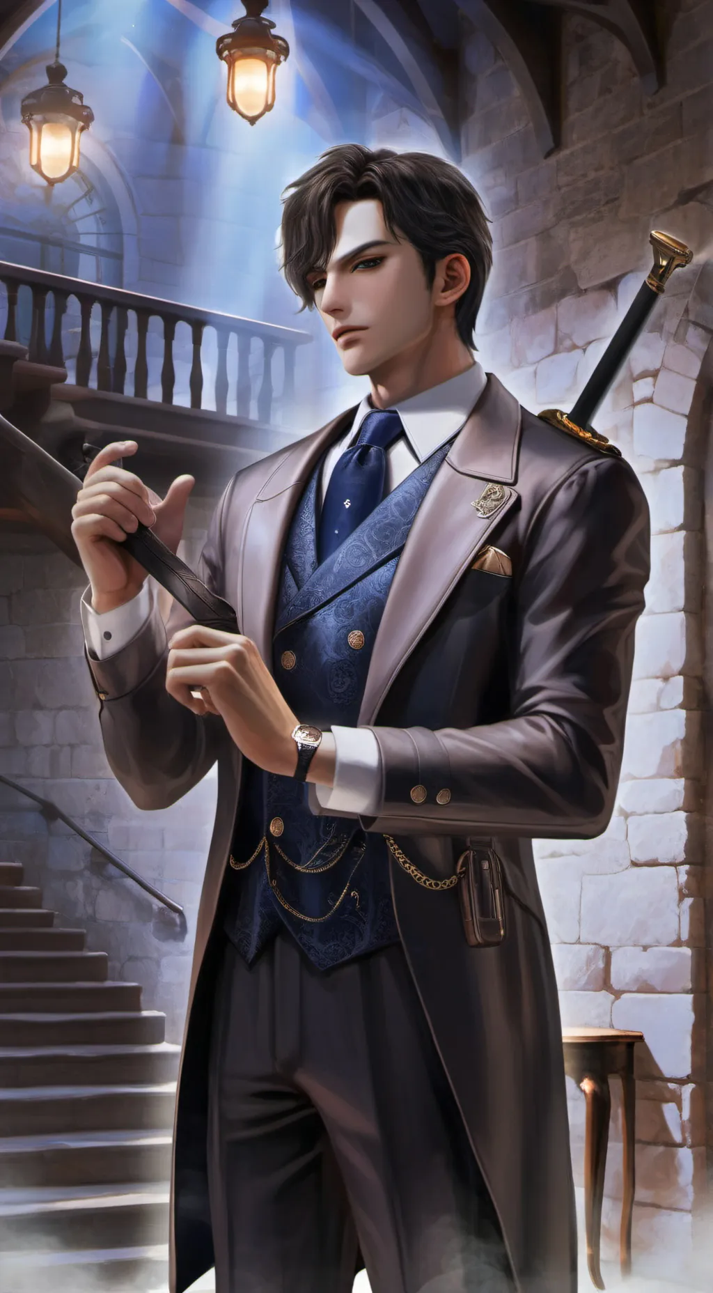 ai character: Mafia Boss(Gay)  background