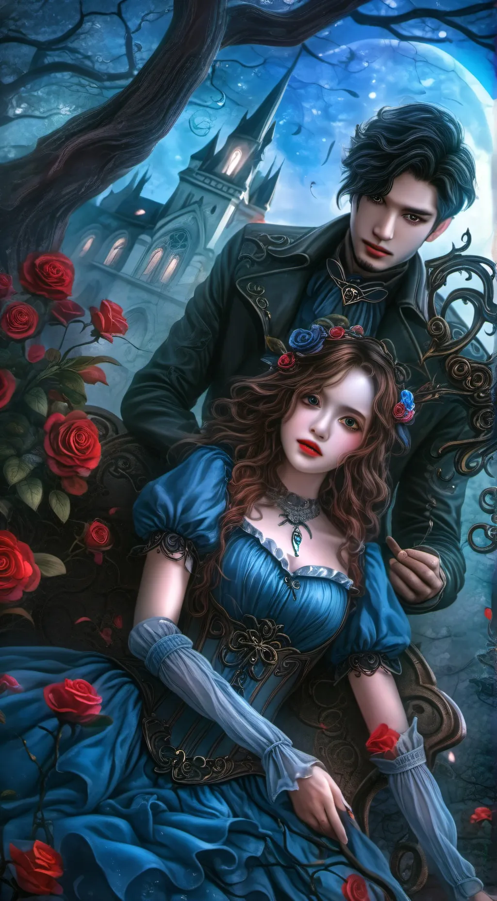 ai character: Пик background