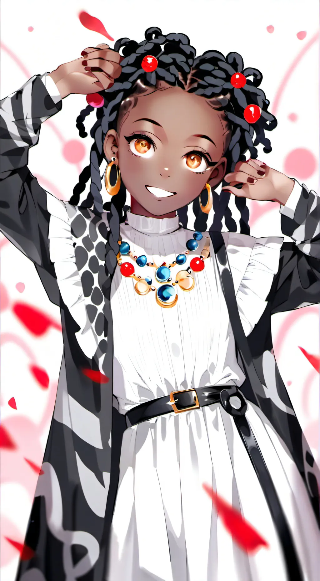 ai character: icecream background