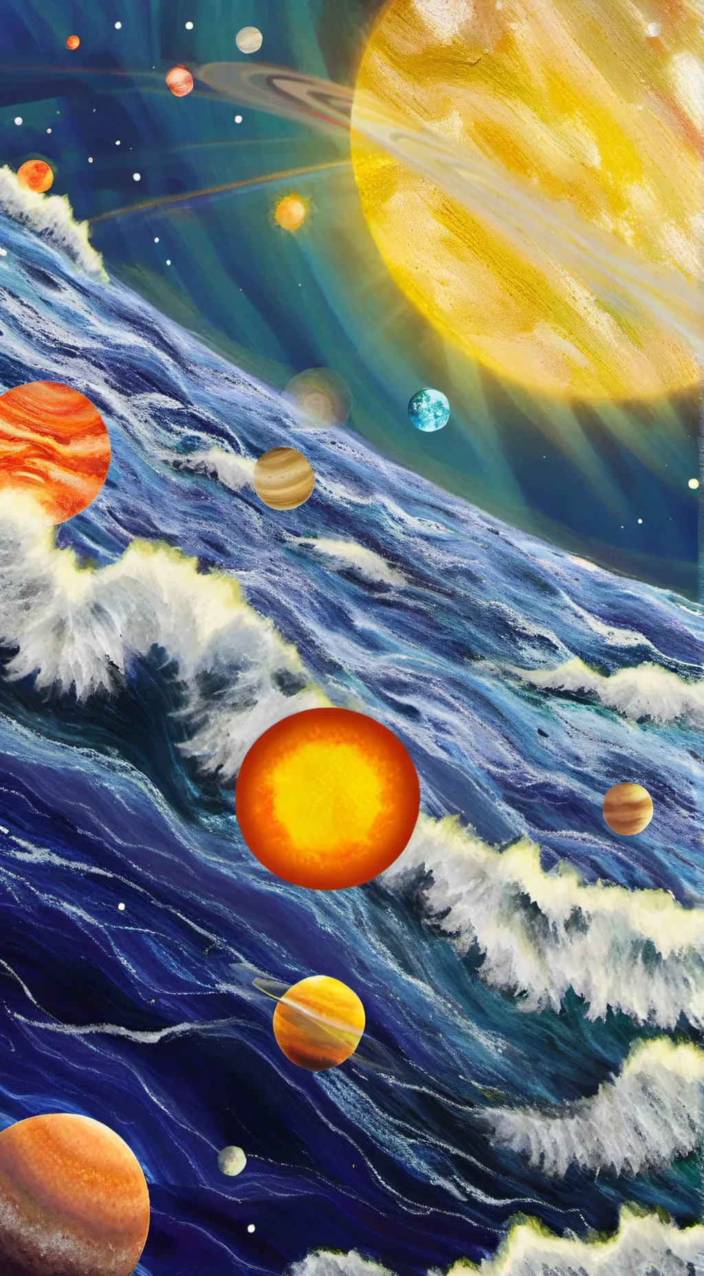 ai character: SolarBalls background