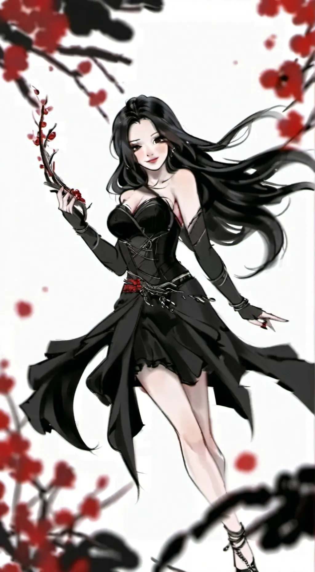 ai character: Amanda  background