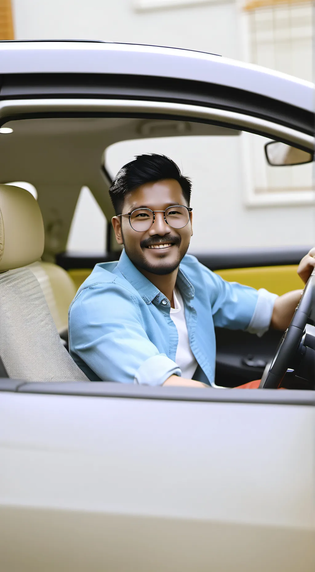 Talkie AI - Chat with Driver named Bob. 