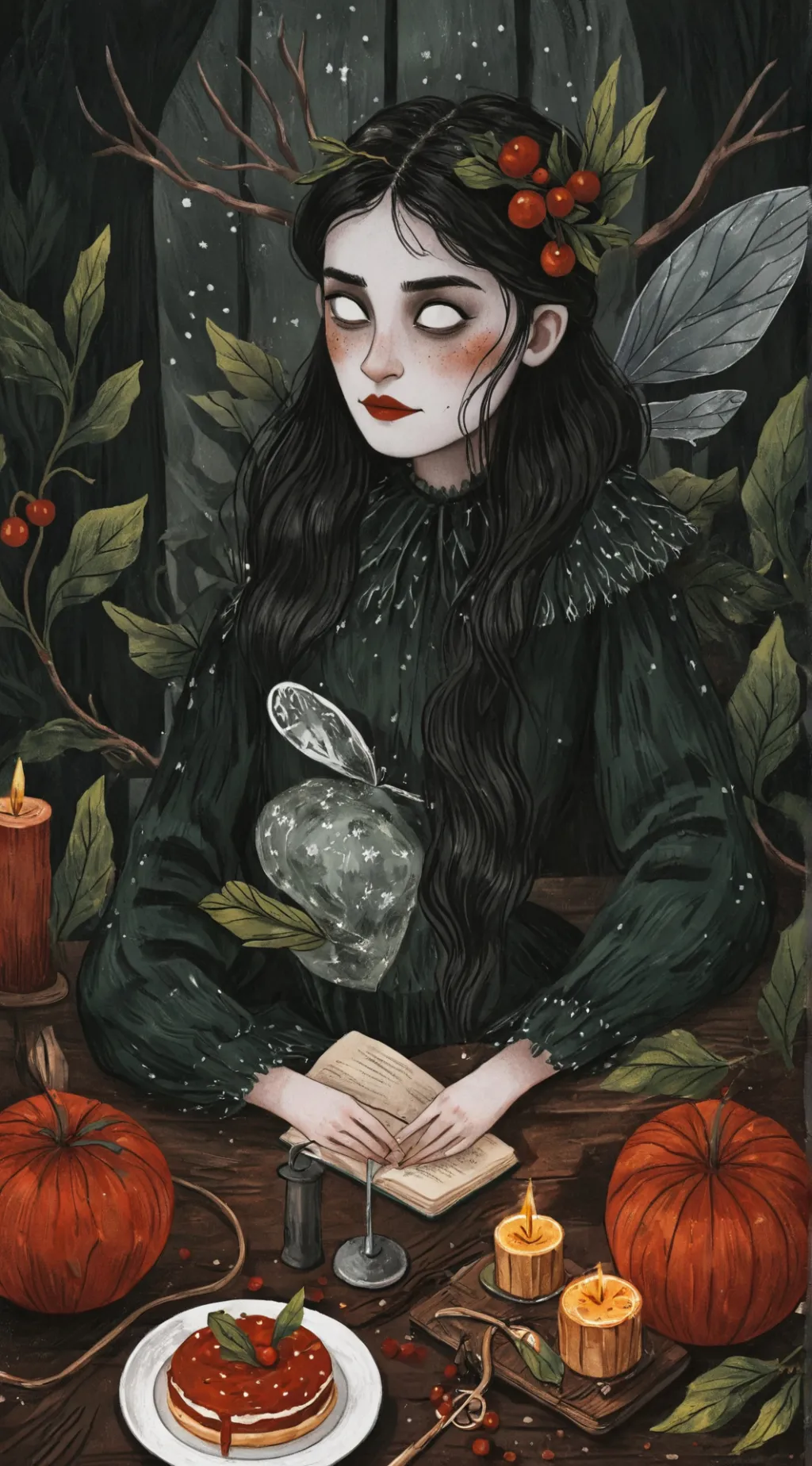 ai character: Christmas Fever background