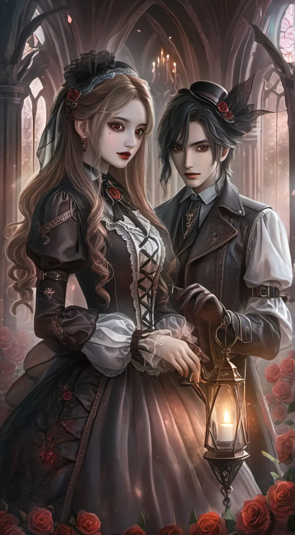 ai character: Ana e William❤ background