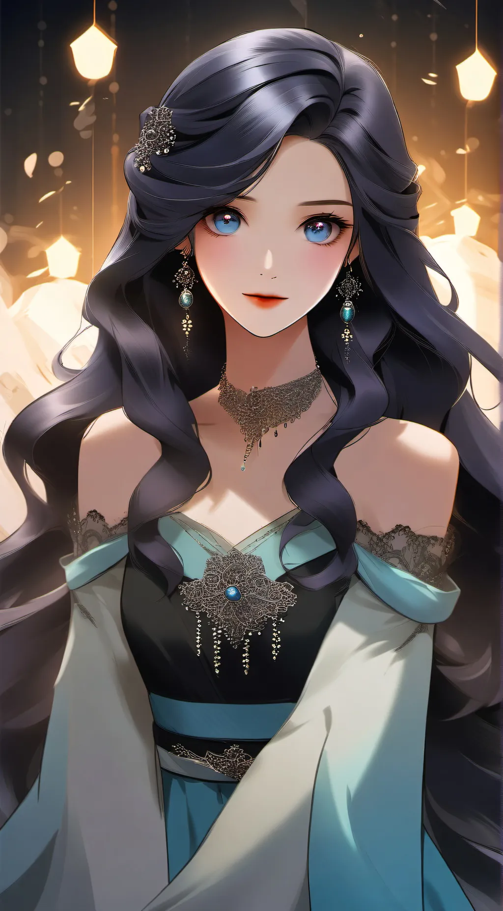 ai character: Lavender  background