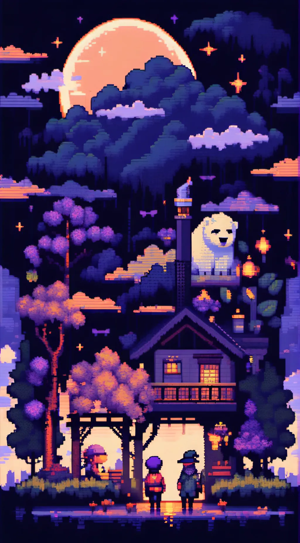 ai character: CH X FNaF x MHA!! background