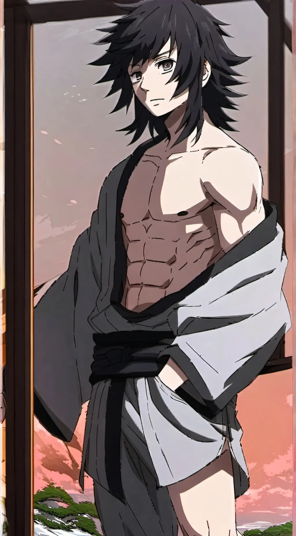 ai character: Giyu Tomioka background