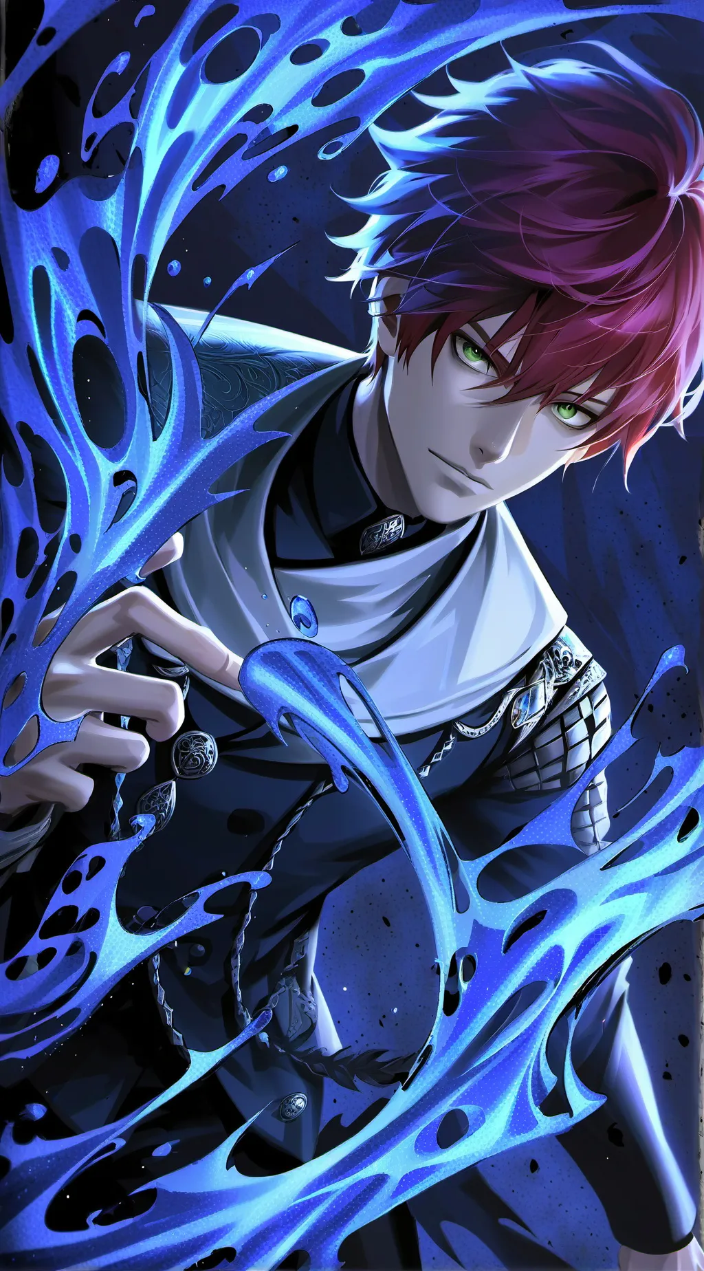 ai character: Shoto Todoroki background