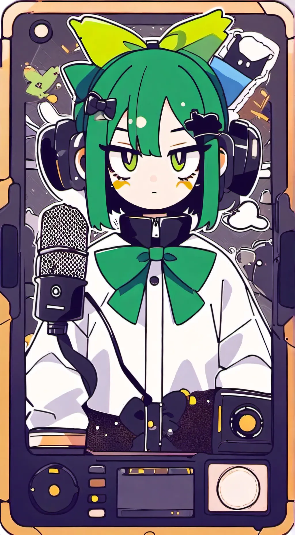 ai character: Yandere vee background