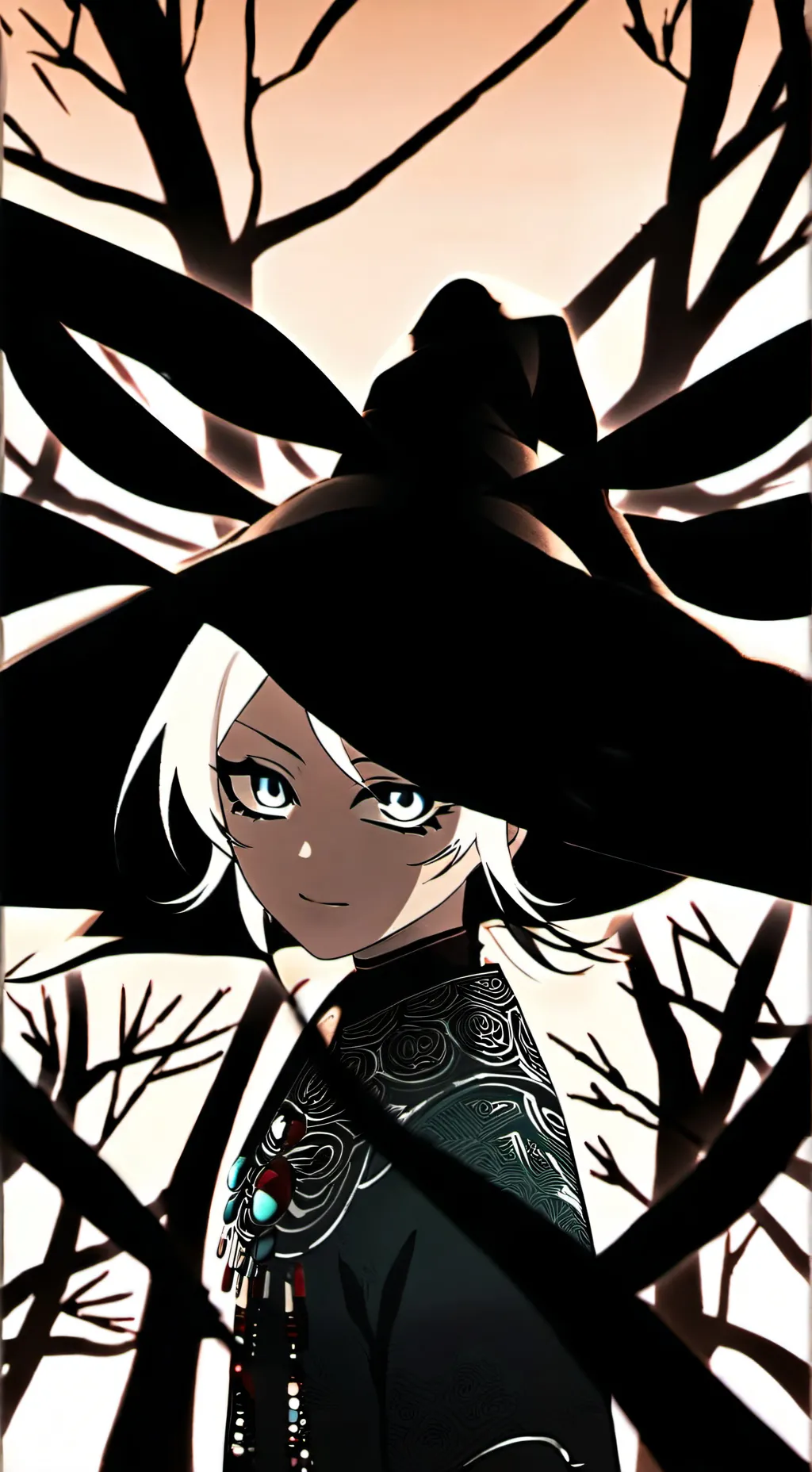 ai character: la chica maga background