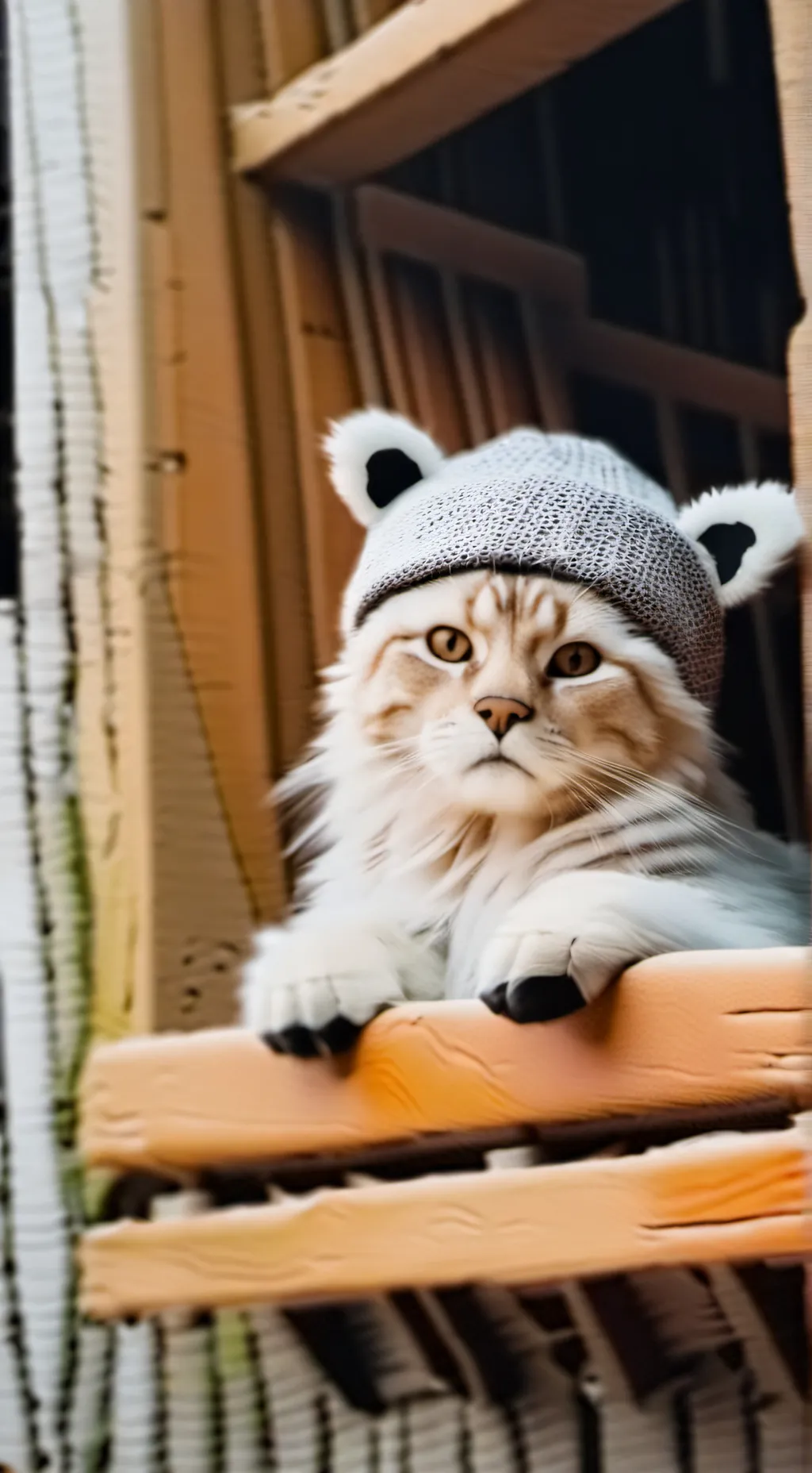 ai character: bear background