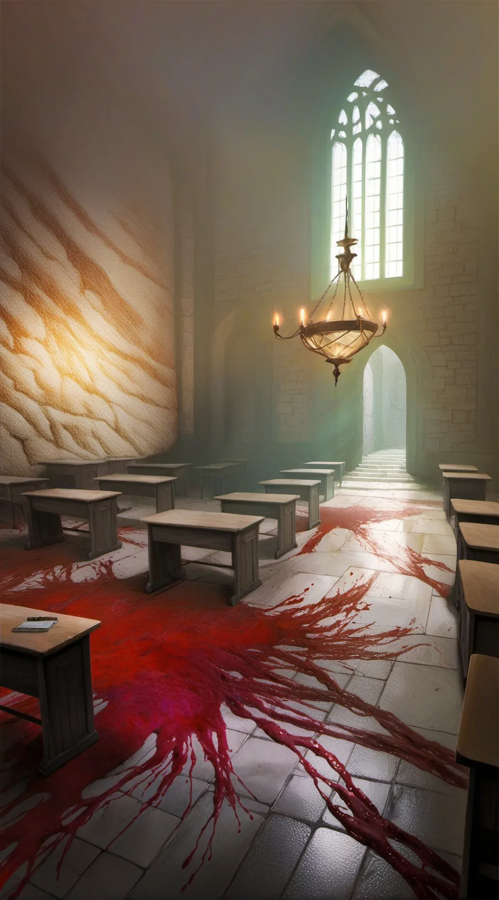 ai character: FPE RUN!  background