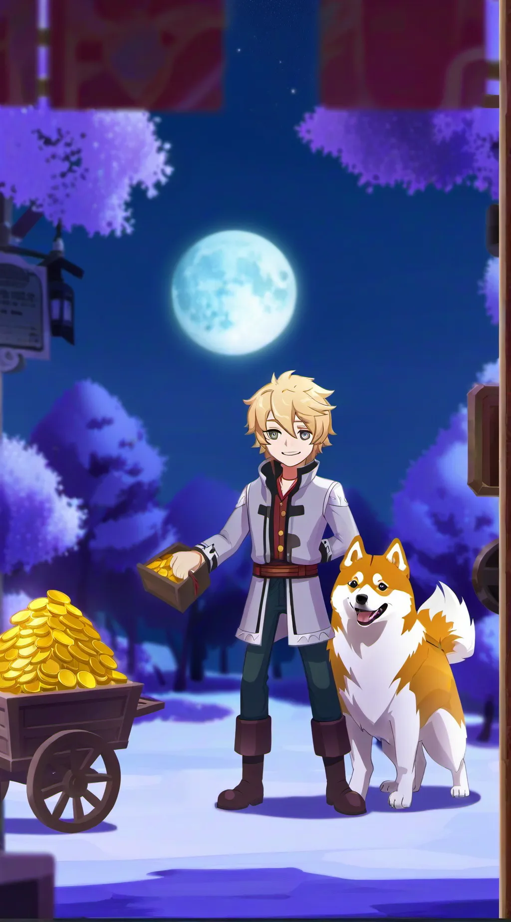 ai character: shibu background