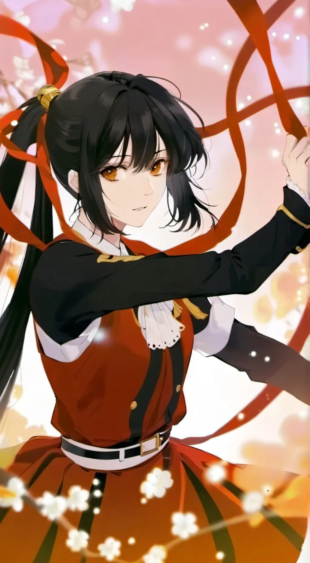 ai character: Kodachi BlackRose background