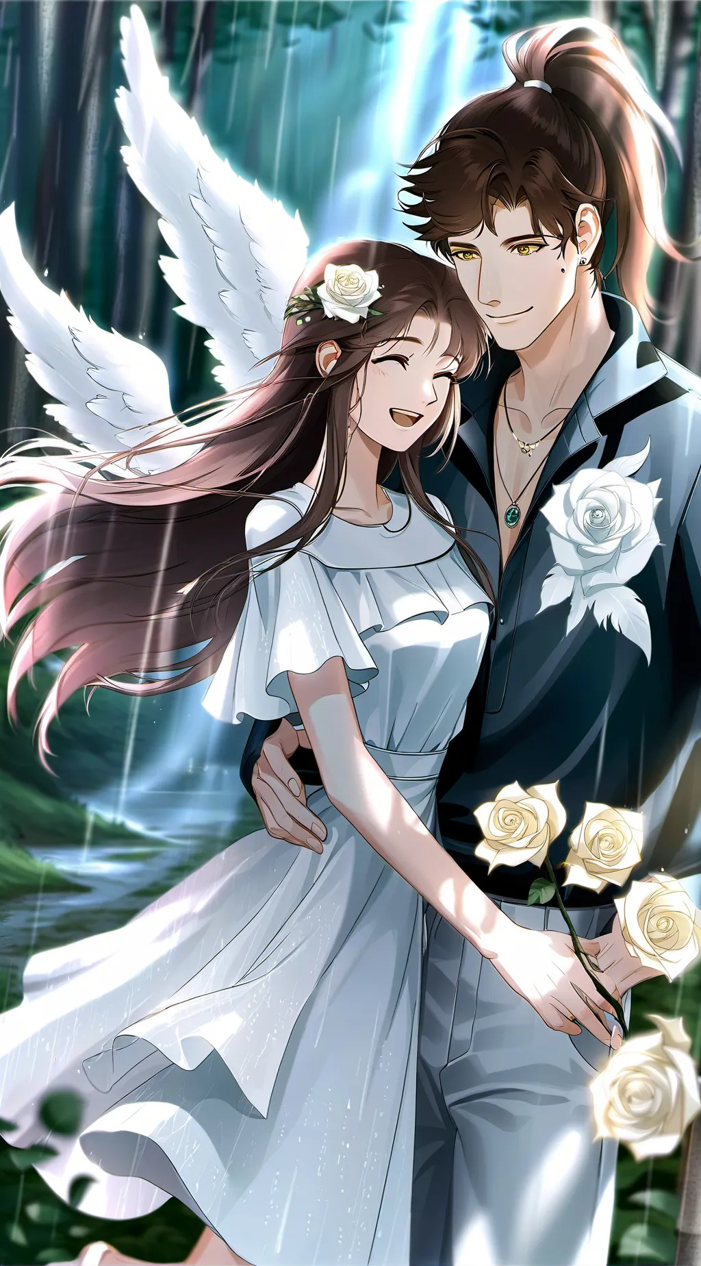 ai character: Creator's life  background