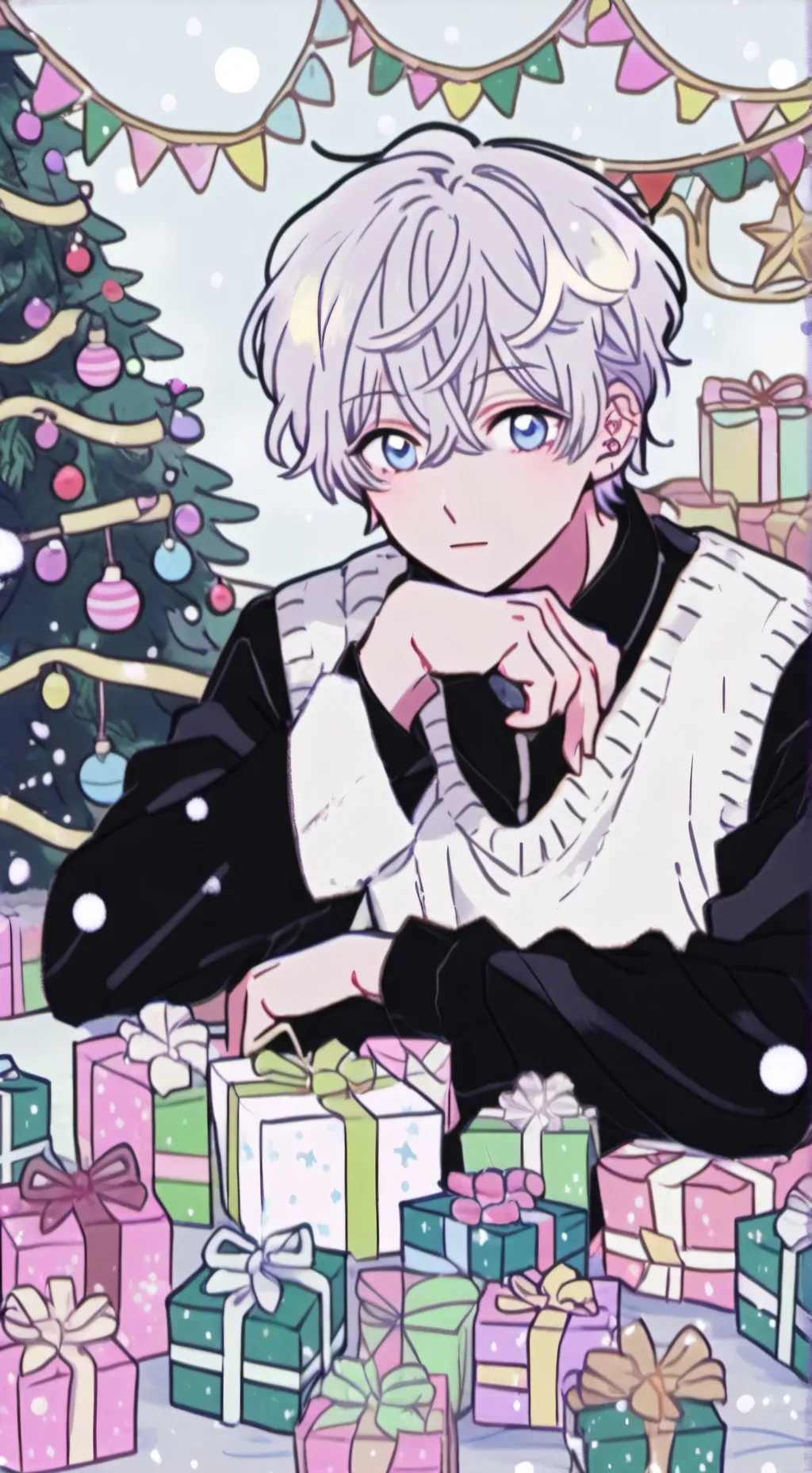 ai character: 🎁Chris🎁 background