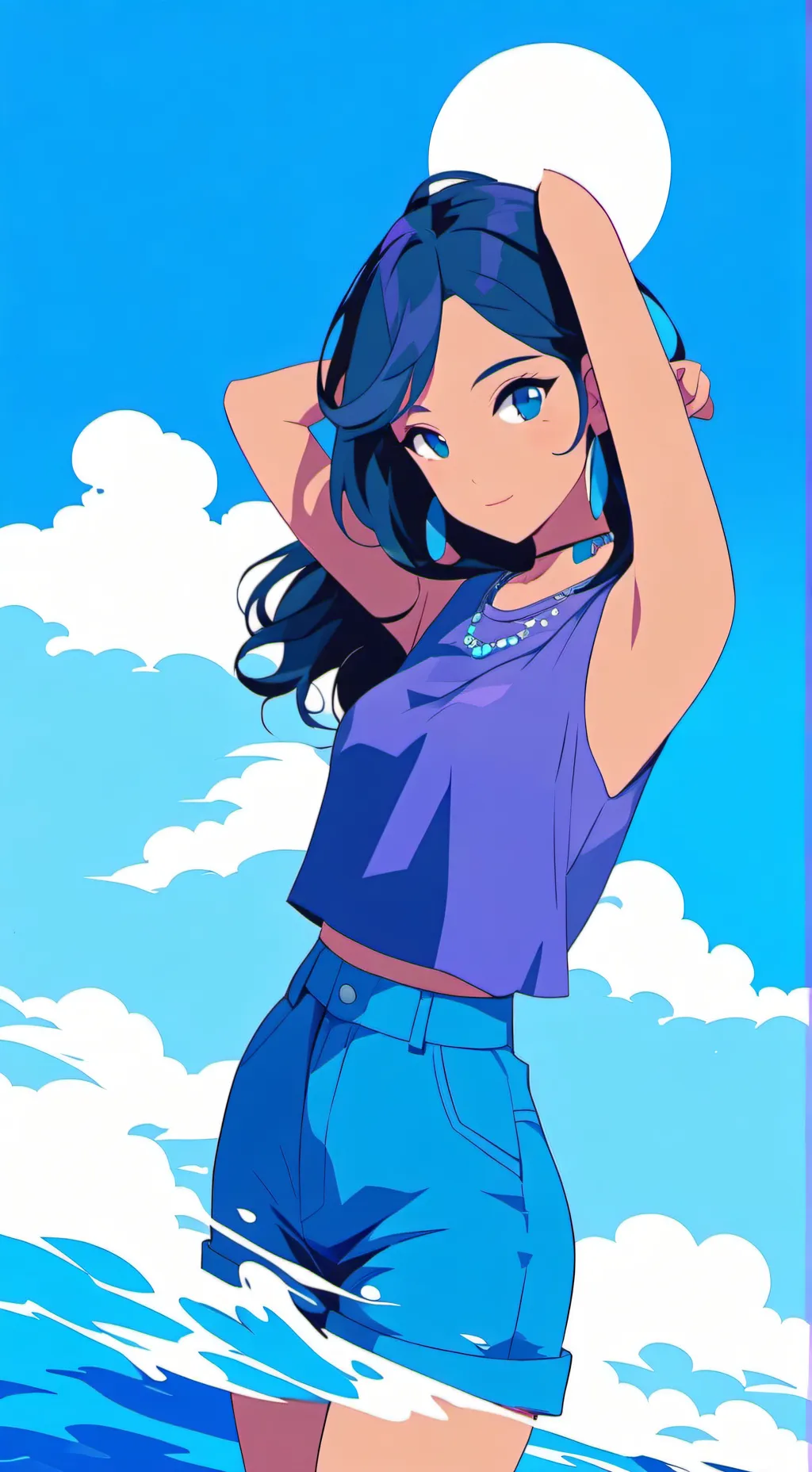 ai character: Aphmau  background