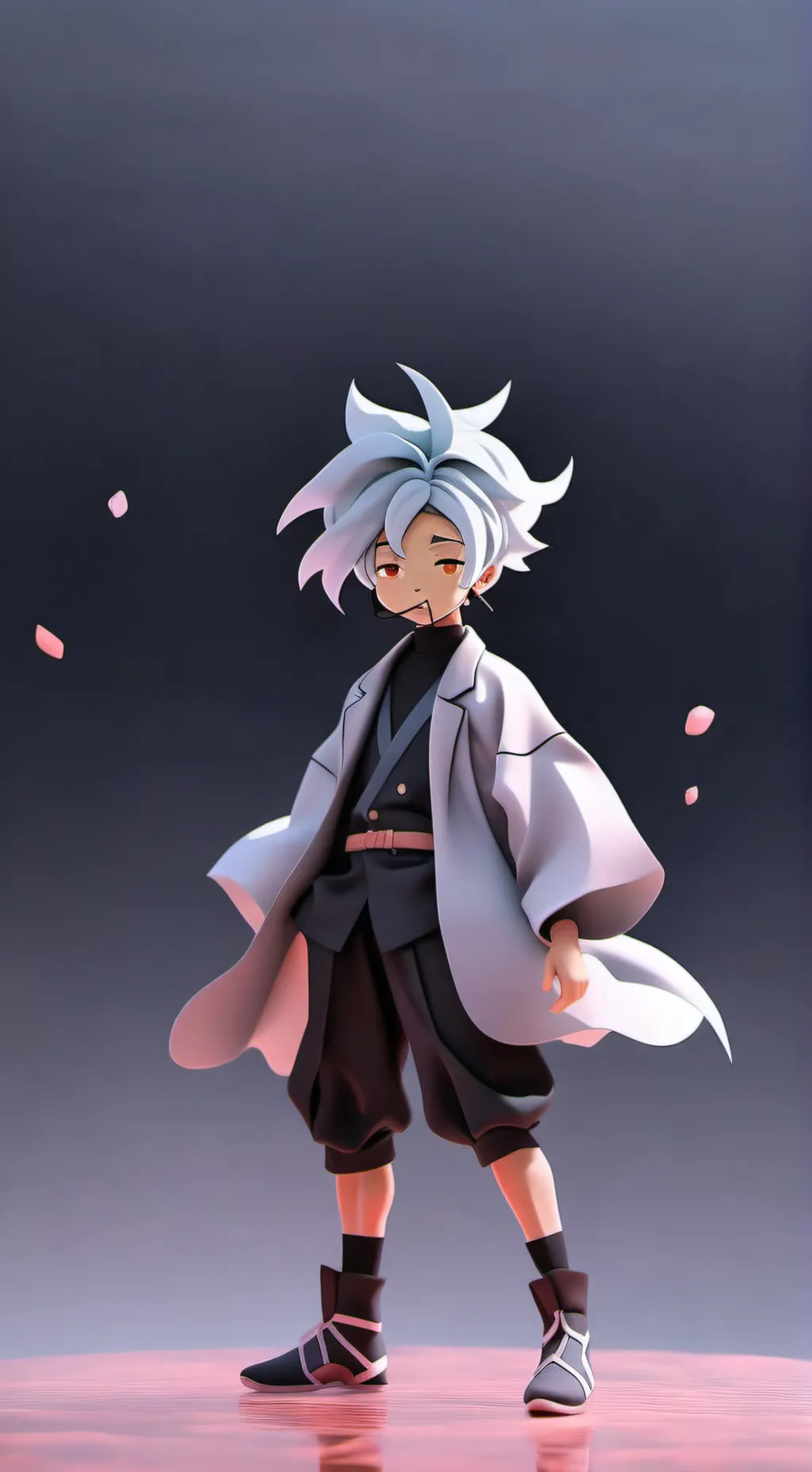 ai character: León Goku background