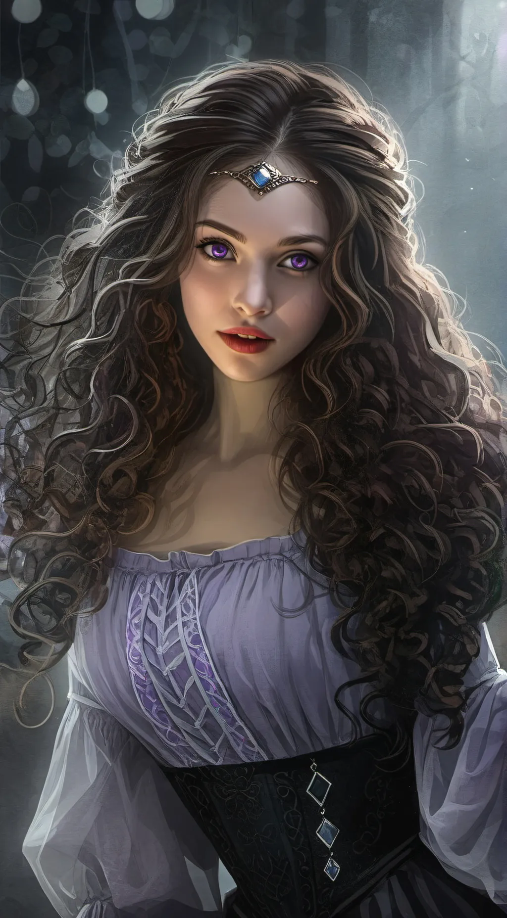 ai character: Lily Ambrose background