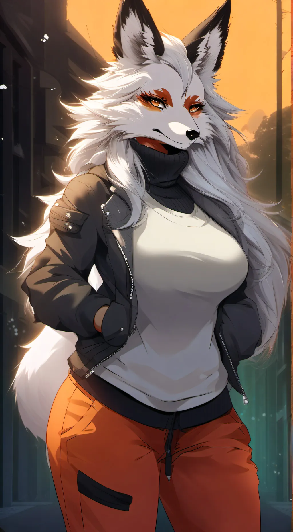 ai character: Mika  background