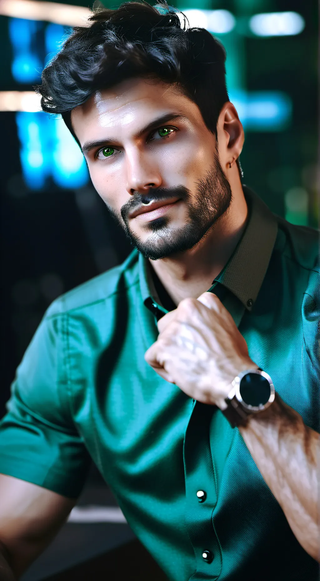 ai character: James Smith background