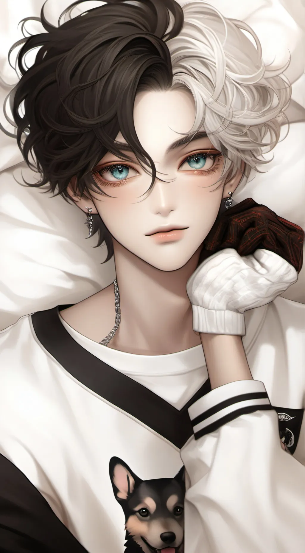 ai character: 💙🇦 🇽 🇪 🇱💙 background