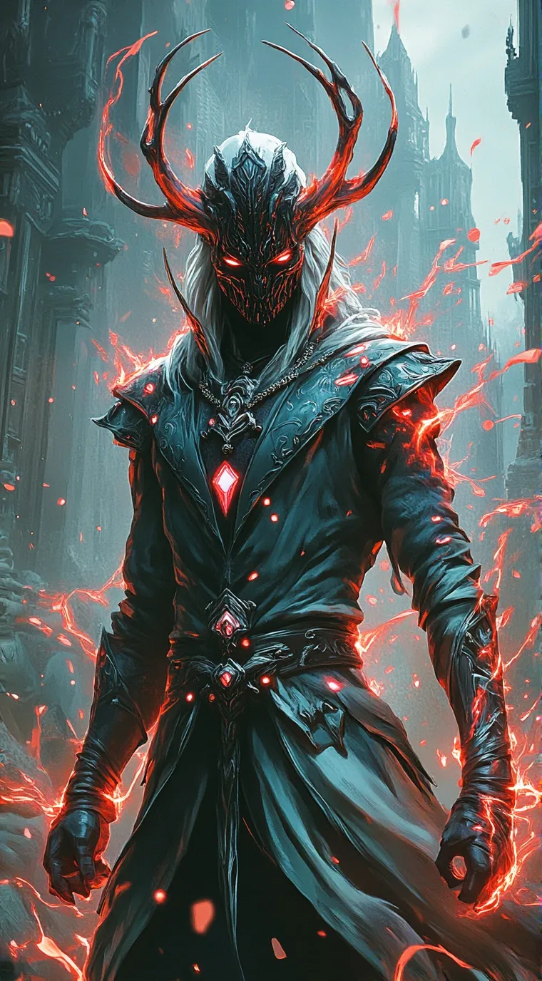 ai character: md your a villain  background