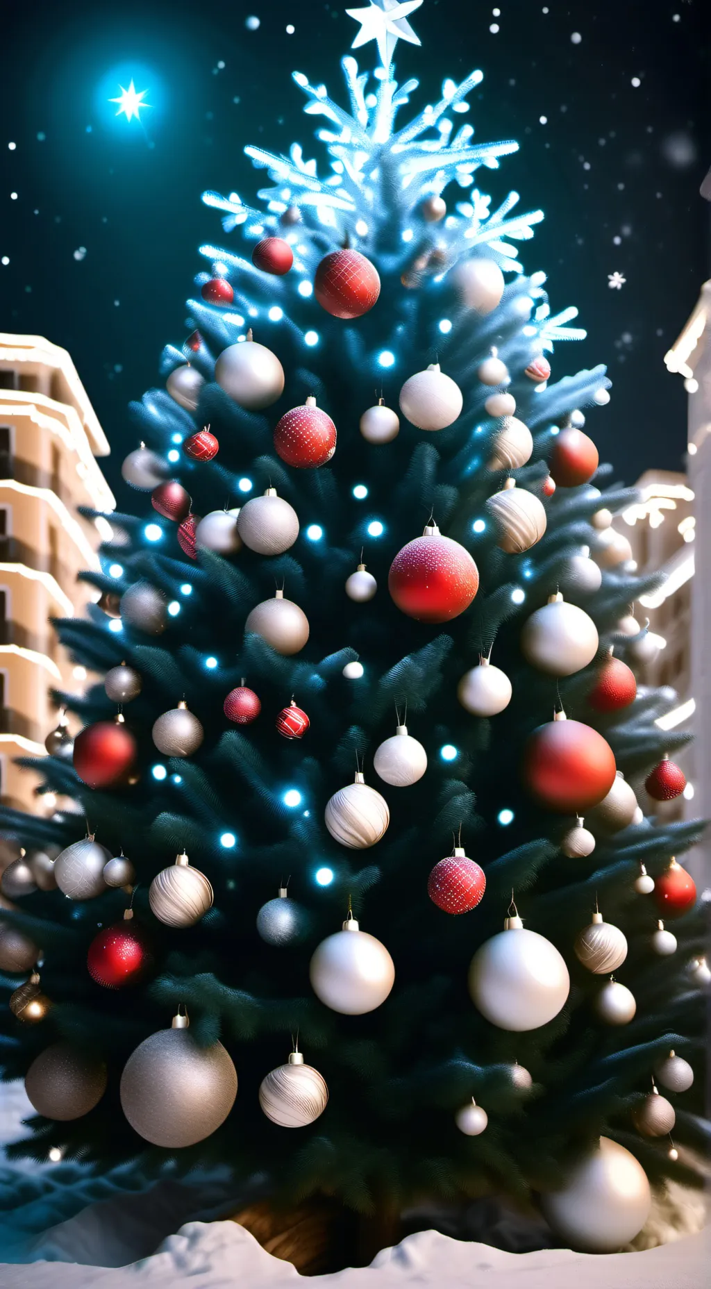 ai character: Merry Christmas!!! background