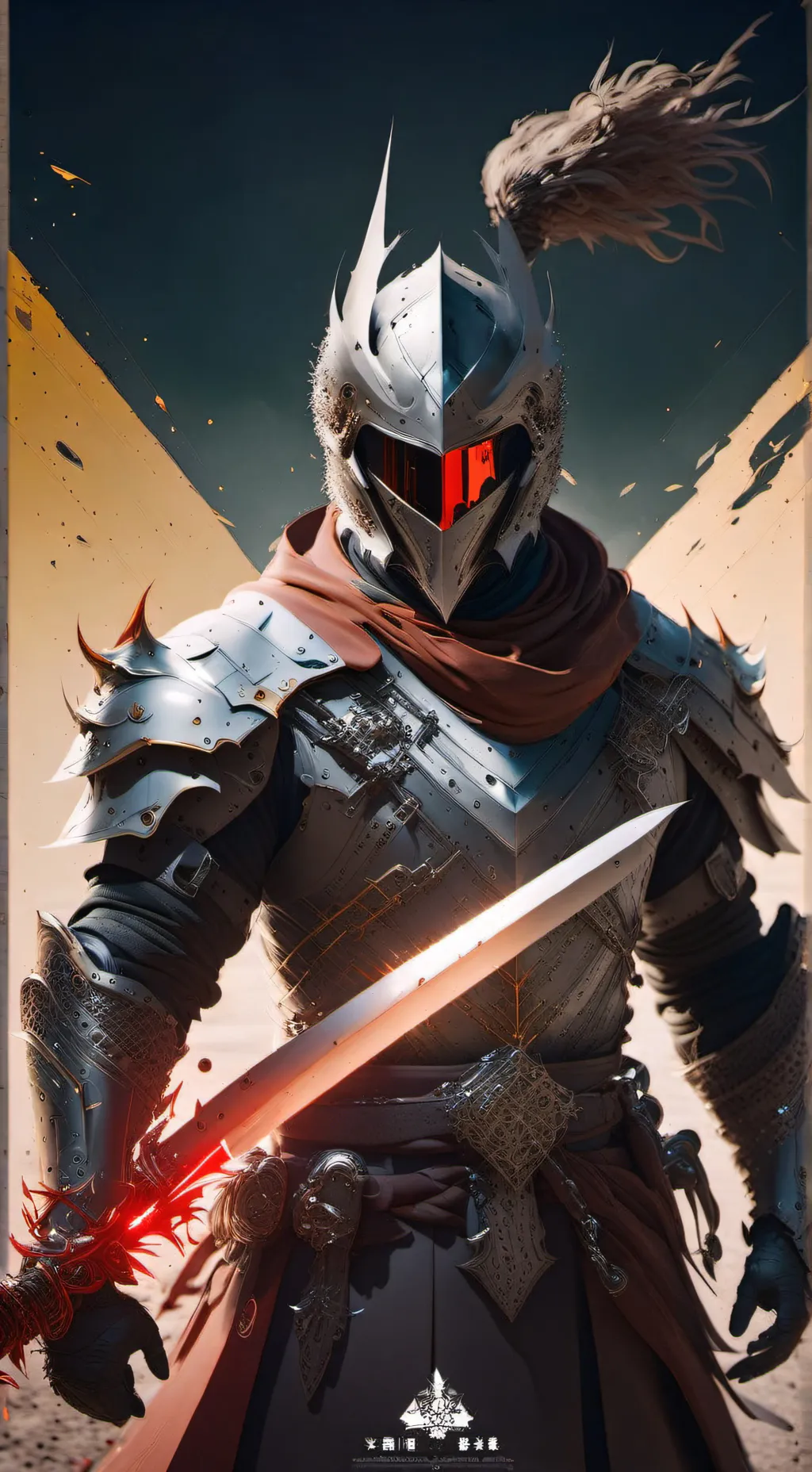 ai character: Futuristic Knight background