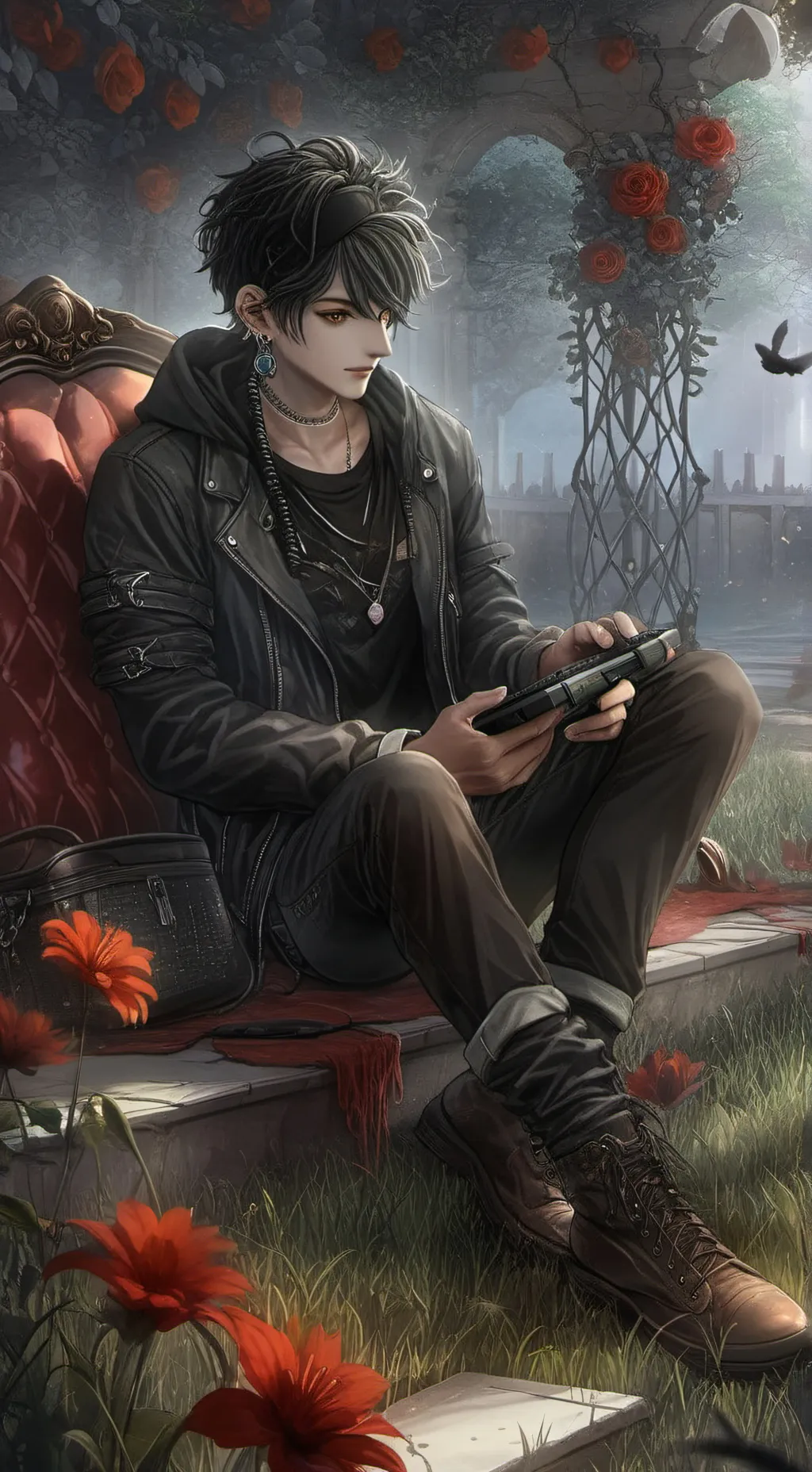 ai character: 🥷🏻 SIMÓN 🥷🏻 background