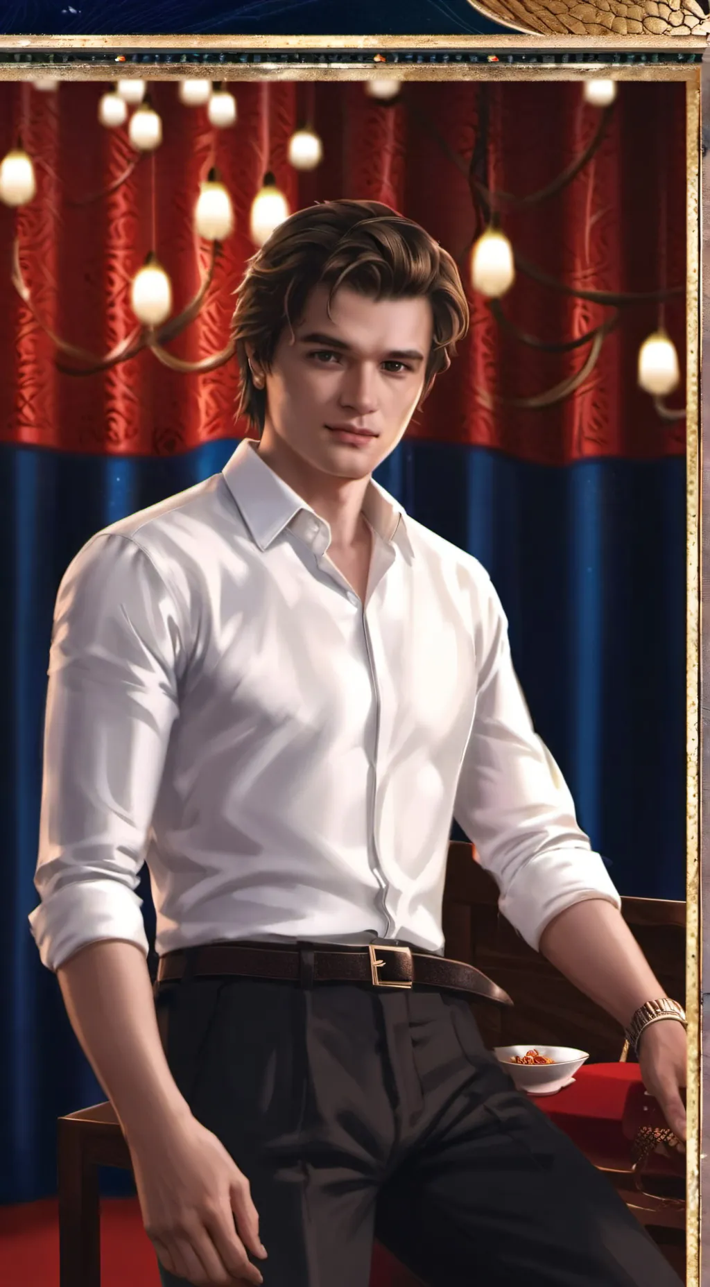 ai character: stranger things background